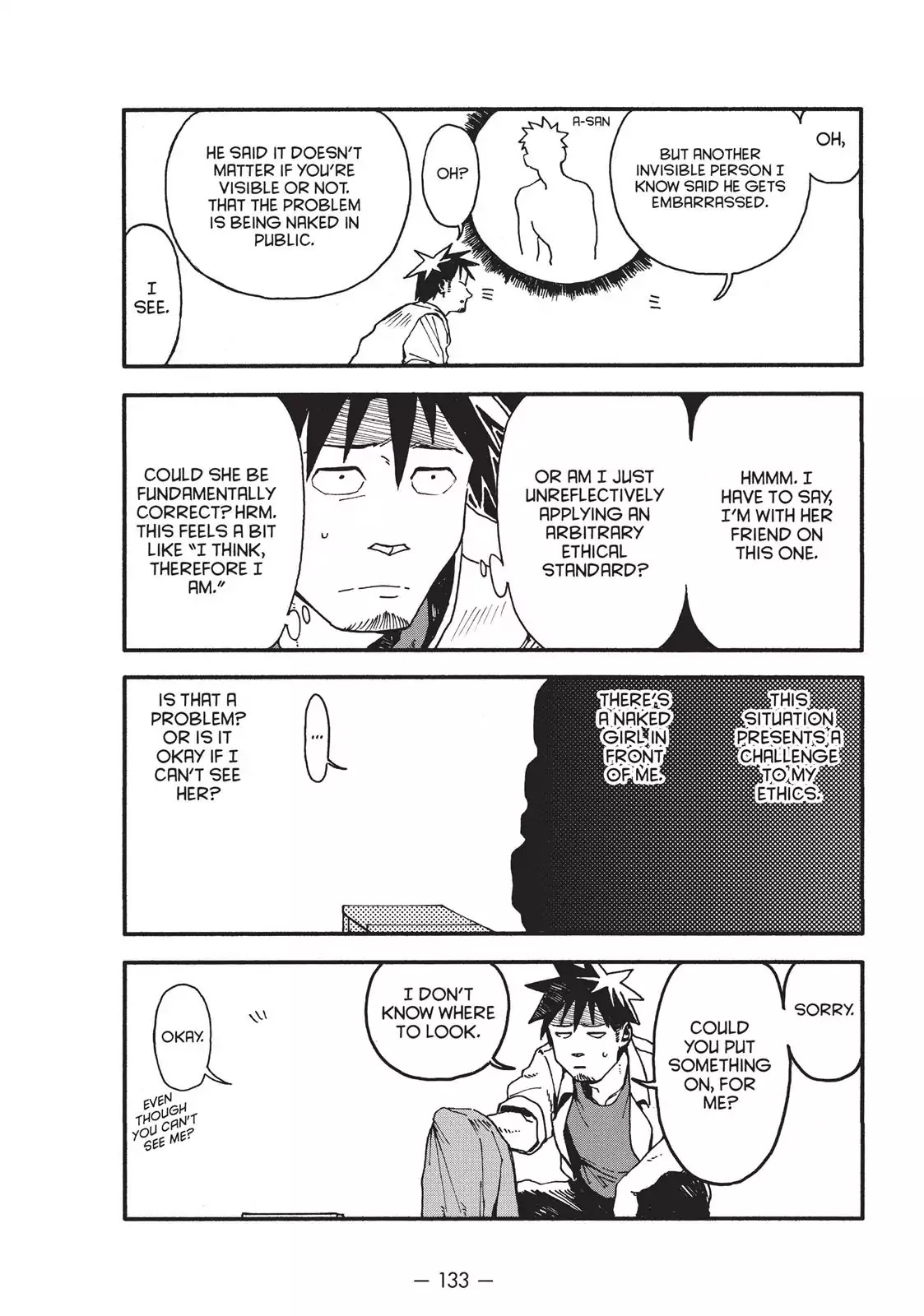 Ajin-chan wa Kataritai Chapter 30.5 page 3 - Chapter 30.5: Out Of Sight - Doesn't Mind