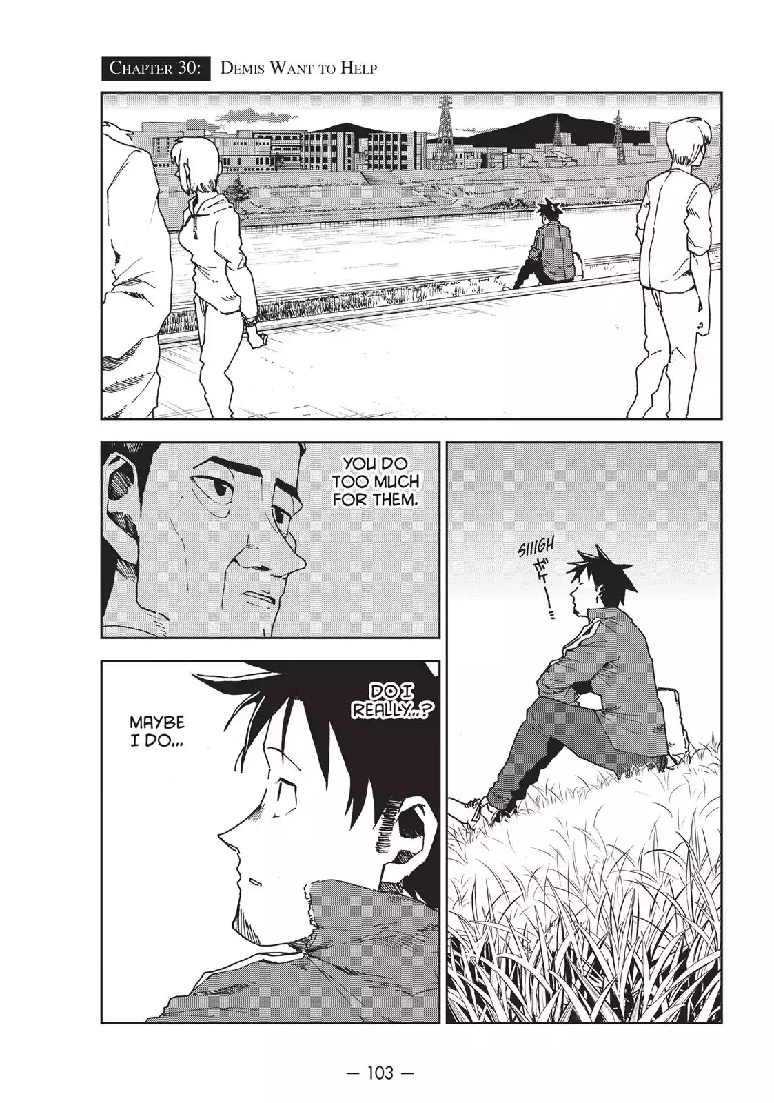 Ajin-chan wa Kataritai Chapter 30 page 1 - Chapter 30: Demis Want To Help