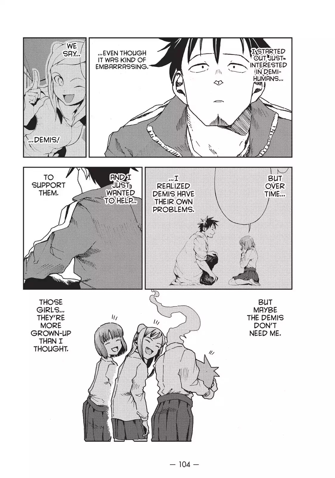 Ajin-chan wa Kataritai Chapter 30 page 2 - Chapter 30: Demis Want To Help