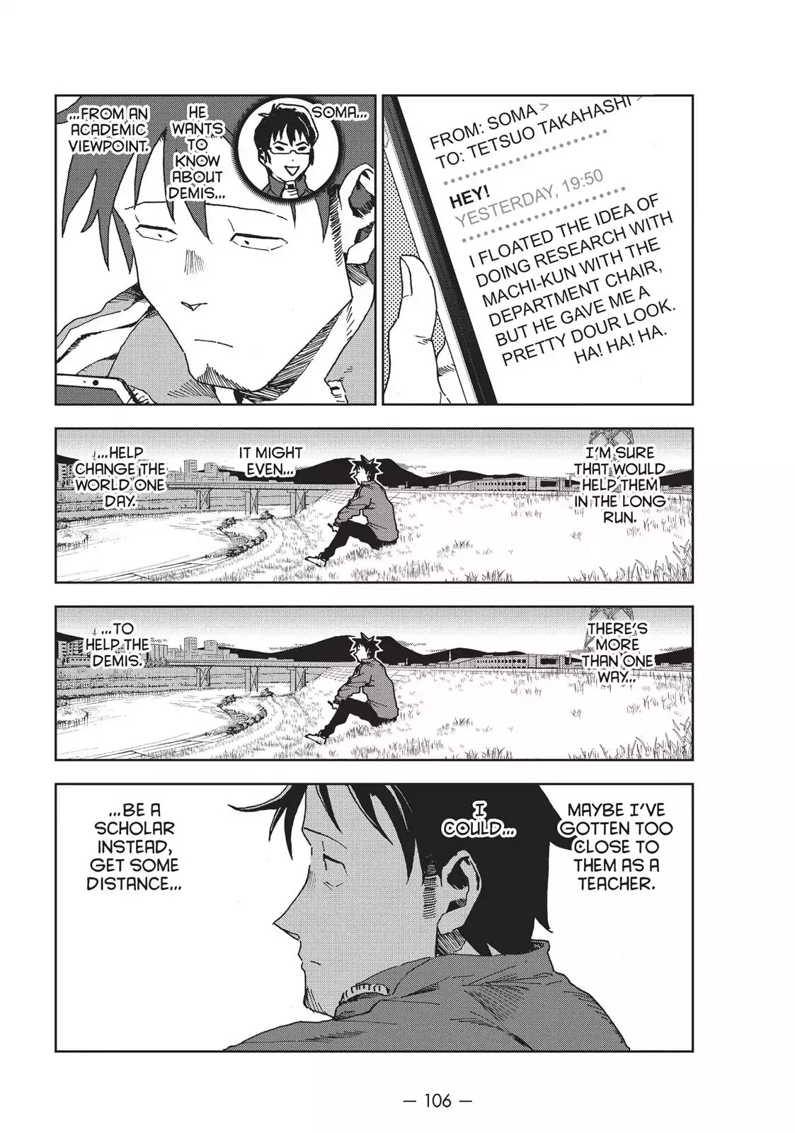 Ajin-chan wa Kataritai Chapter 30 page 4 - Chapter 30: Demis Want To Help