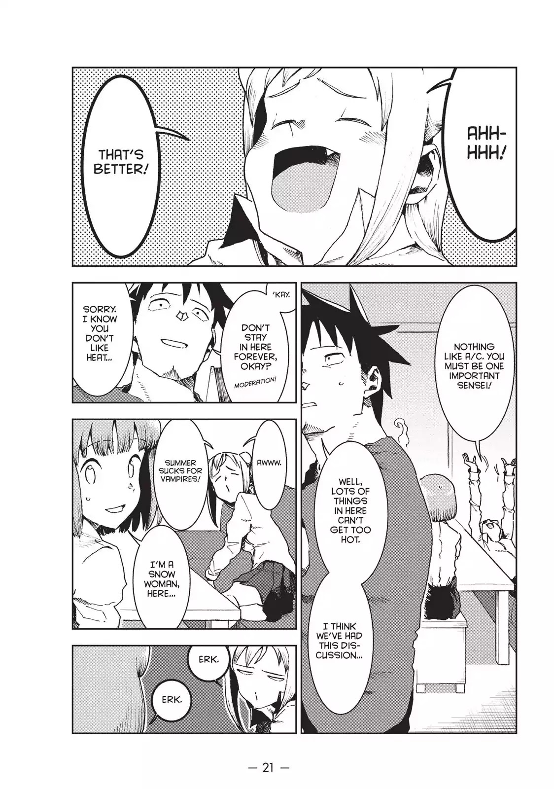 Ajin-chan wa Kataritai Chapter 32 page 3 - Chapter 32: Demis Want to be Cool
