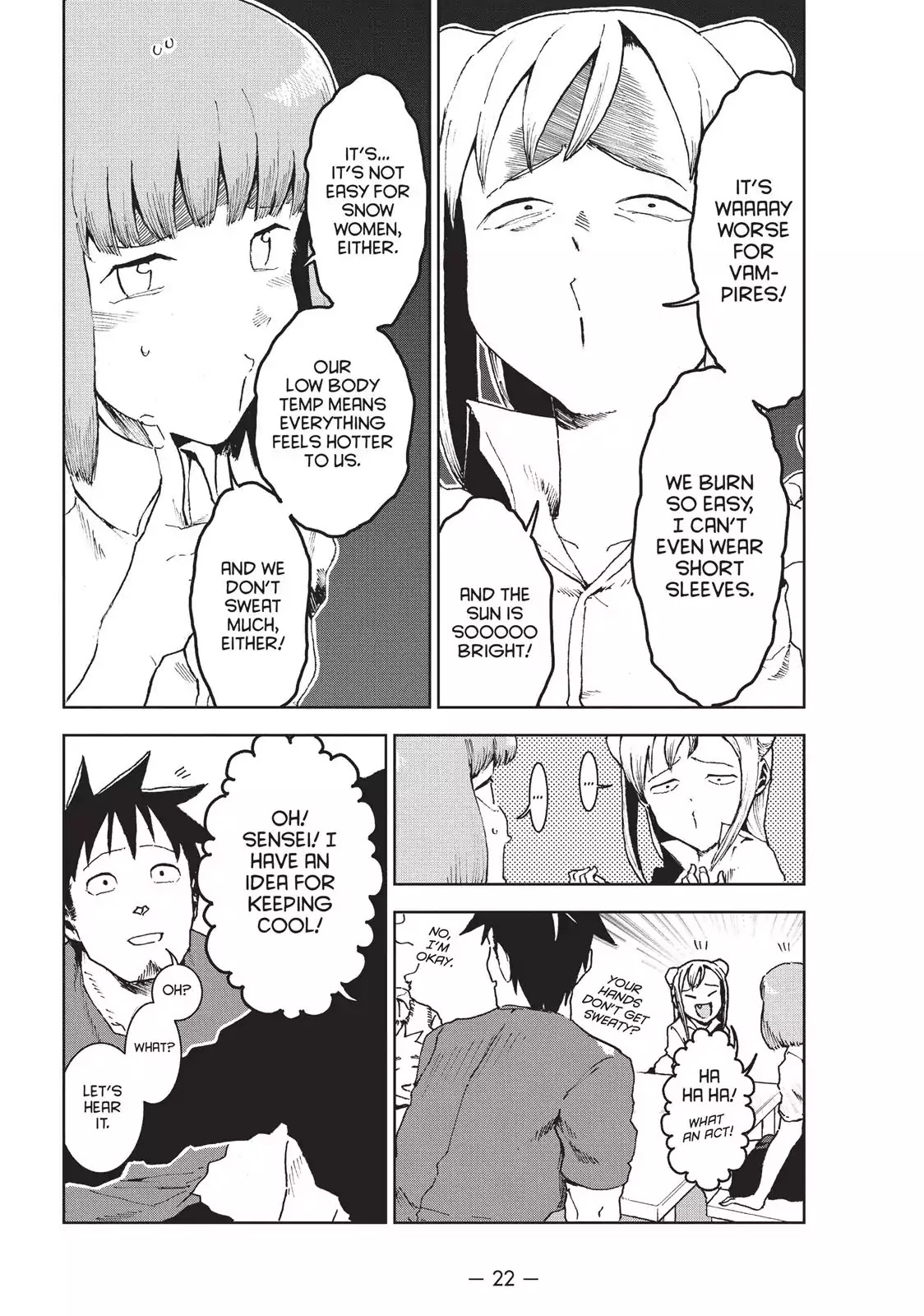 Ajin-chan wa Kataritai Chapter 32 page 4 - Chapter 32: Demis Want to be Cool