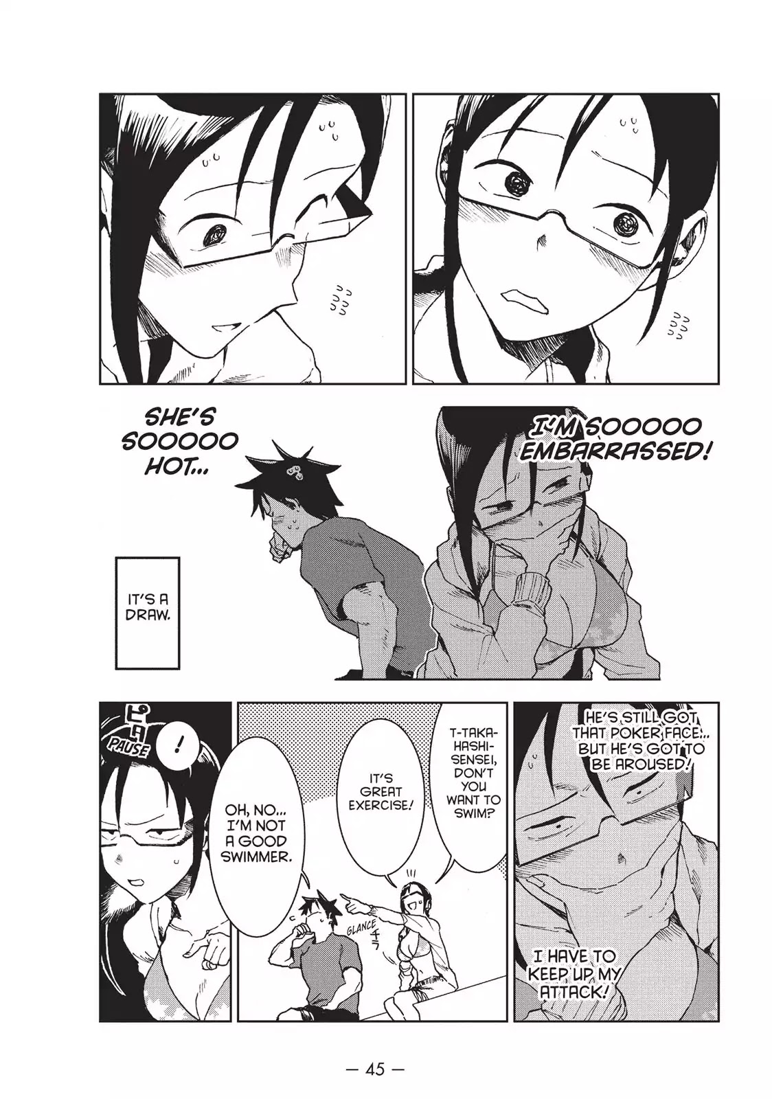 Ajin-chan wa Kataritai Chapter 33 page 11 - Chapter 33: Demis Want to Swim