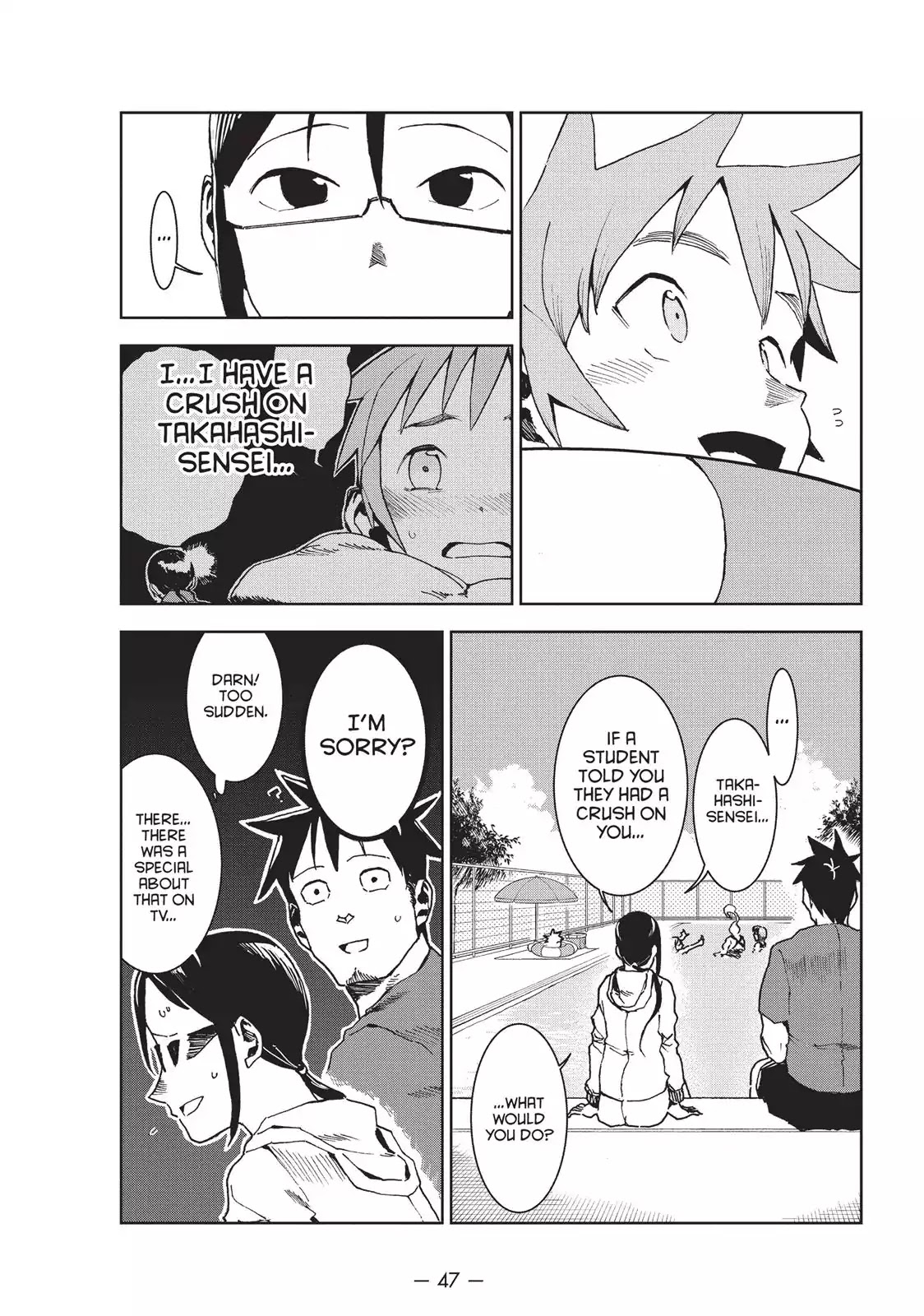 Ajin-chan wa Kataritai Chapter 33 page 13 - Chapter 33: Demis Want to Swim