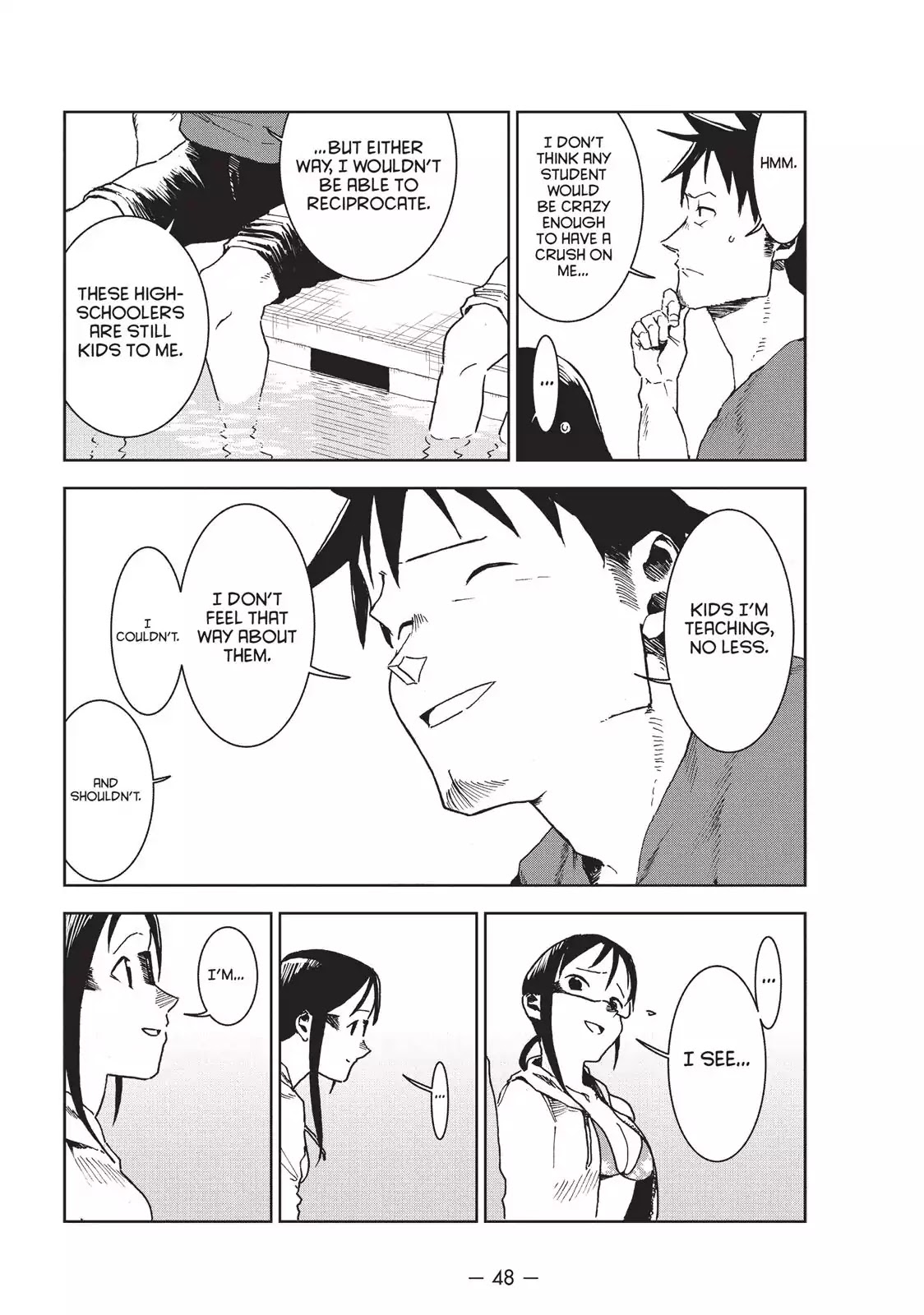 Ajin-chan wa Kataritai Chapter 33 page 14 - Chapter 33: Demis Want to Swim