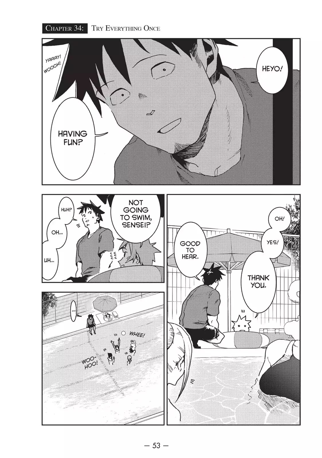 Ajin-chan wa Kataritai Chapter 34 page 1 - Chapter 34: Try Everything Once