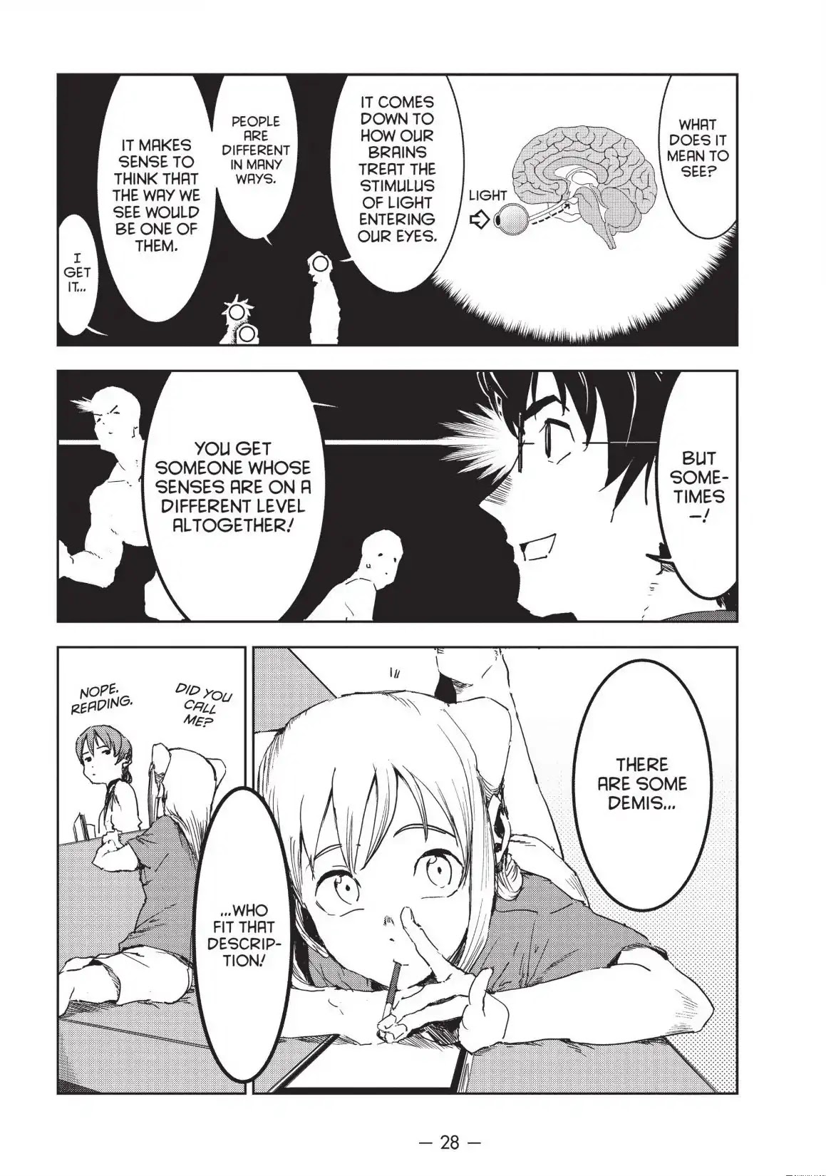 Ajin-chan wa Kataritai Chapter 39 page 11 - Chapter 39 ... Six Mats is an Entire Universe (Part 2)