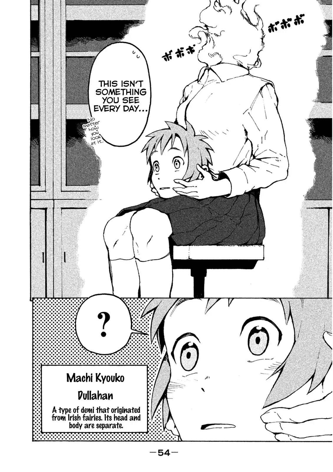 Ajin-chan wa Kataritai Chapter 4 page 3 - Chapter 4: Dullahan-chan Wants Some Attention
