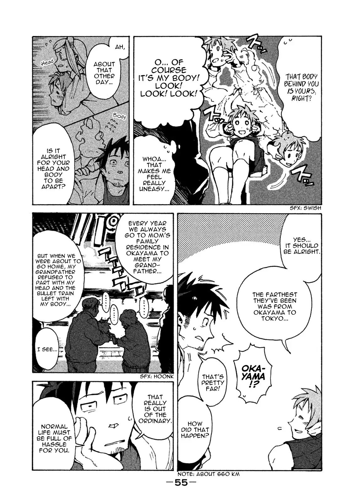 Ajin-chan wa Kataritai Chapter 4 page 4 - Chapter 4: Dullahan-chan Wants Some Attention
