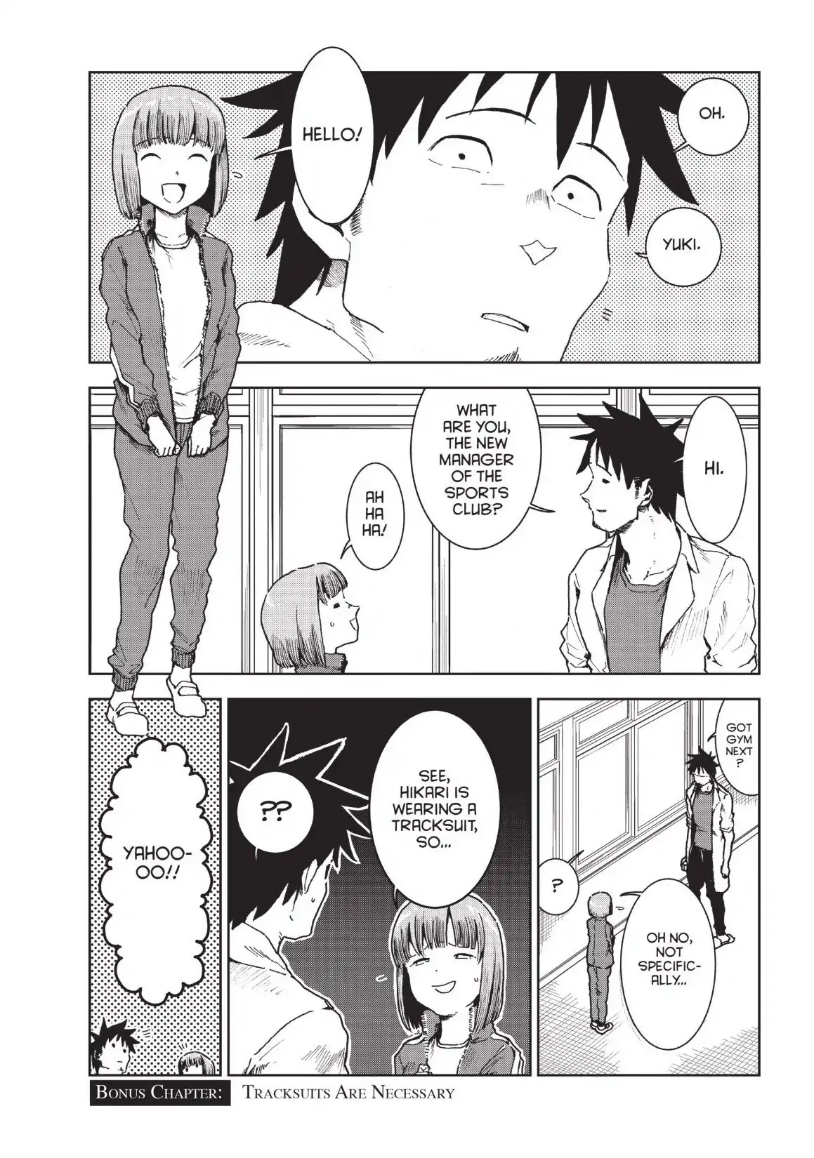 Ajin-chan wa Kataritai Chapter 43.5 page 2 - Vol.6 Bonus Chapter ... Tracksuits are Necessary