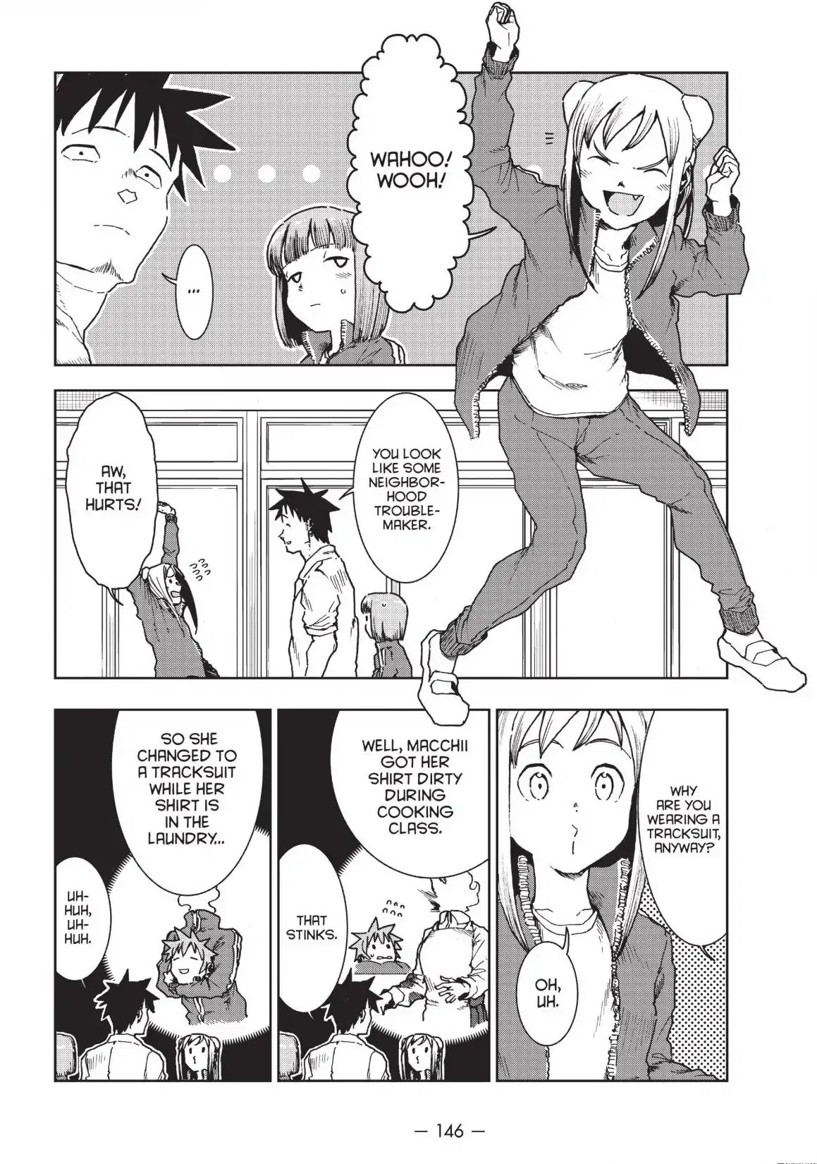 Ajin-chan wa Kataritai Chapter 43.5 page 3 - Vol.6 Bonus Chapter ... Tracksuits are Necessary