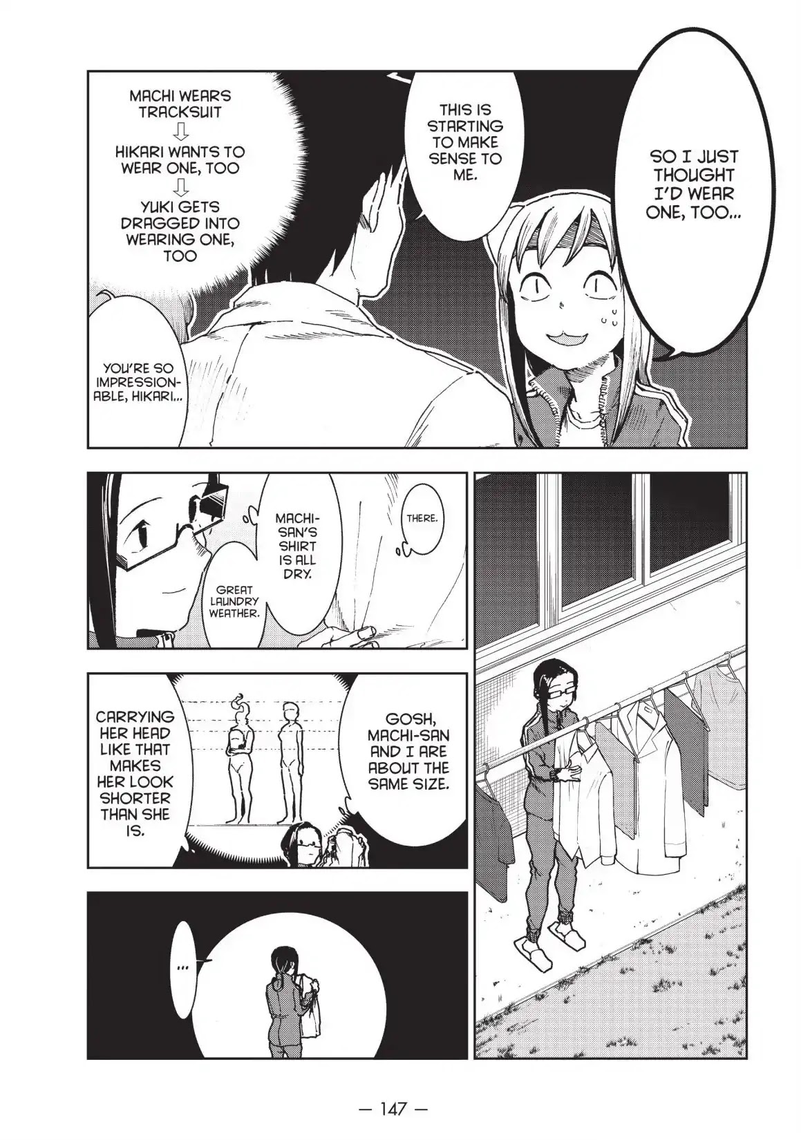 Ajin-chan wa Kataritai Chapter 43.5 page 4 - Vol.6 Bonus Chapter ... Tracksuits are Necessary