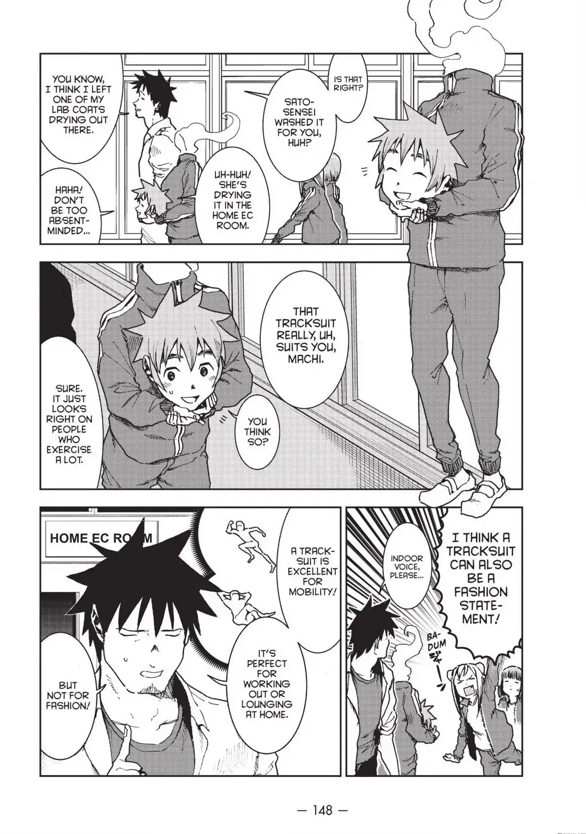 Ajin-chan wa Kataritai Chapter 43.5 page 5 - Vol.6 Bonus Chapter ... Tracksuits are Necessary