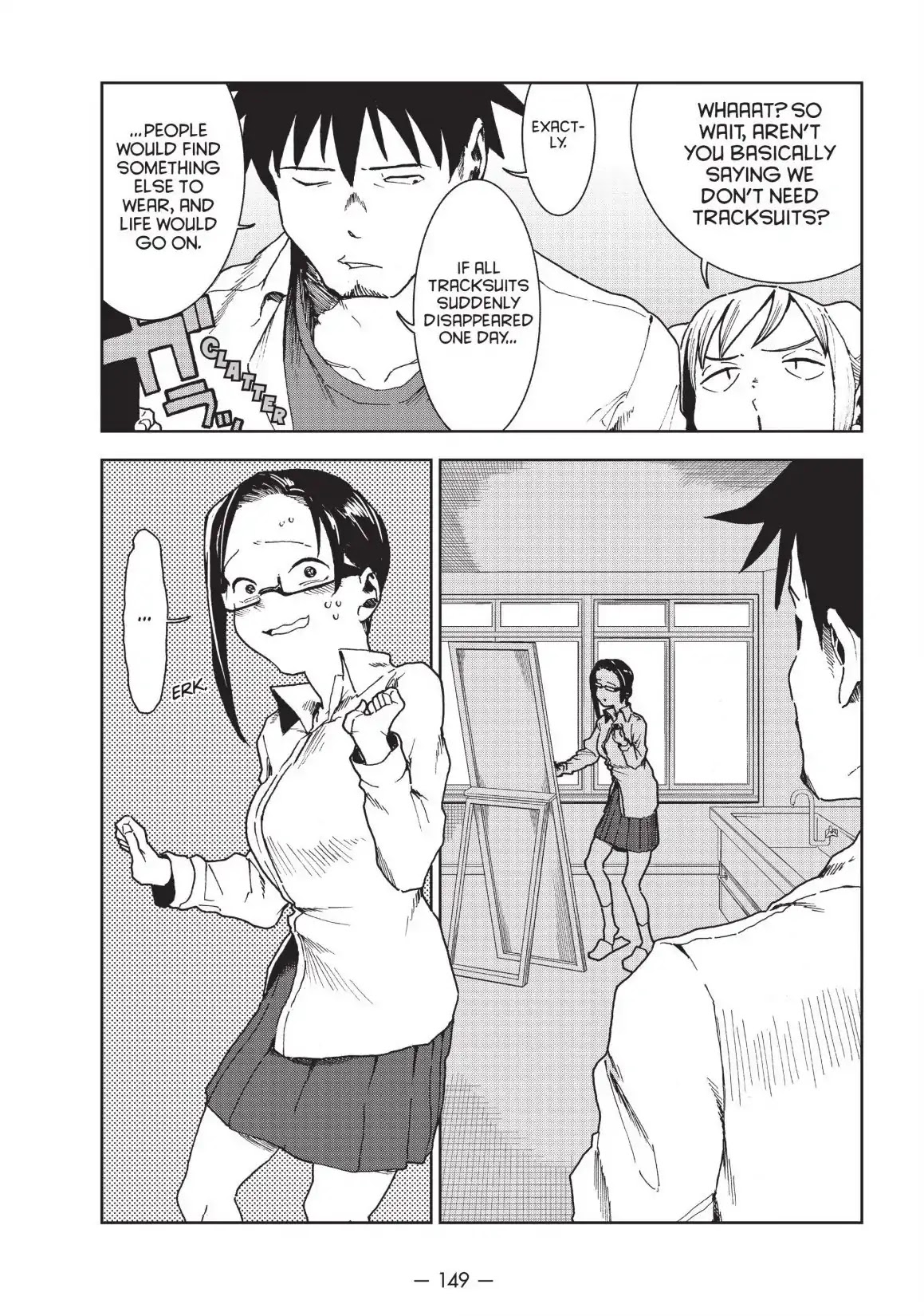 Ajin-chan wa Kataritai Chapter 43.5 page 6 - Vol.6 Bonus Chapter ... Tracksuits are Necessary