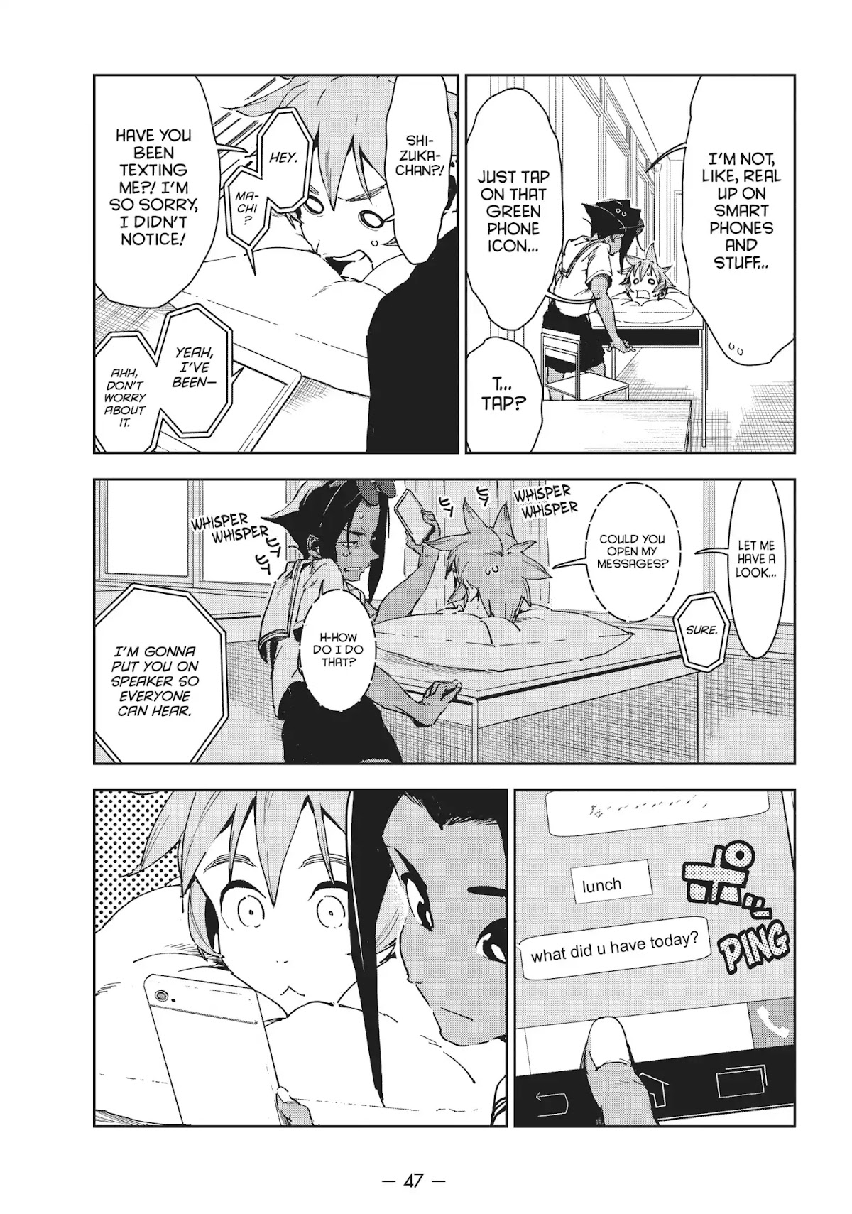 Ajin-chan wa Kataritai Chapter 46 page 13 - Chapter 46 ... Blue Is the Color of the Sky (Part 2)