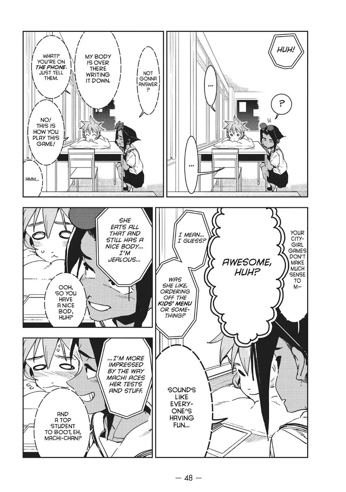 Ajin-chan wa Kataritai Chapter 46 page 14 - Chapter 46 ... Blue Is the Color of the Sky (Part 2)