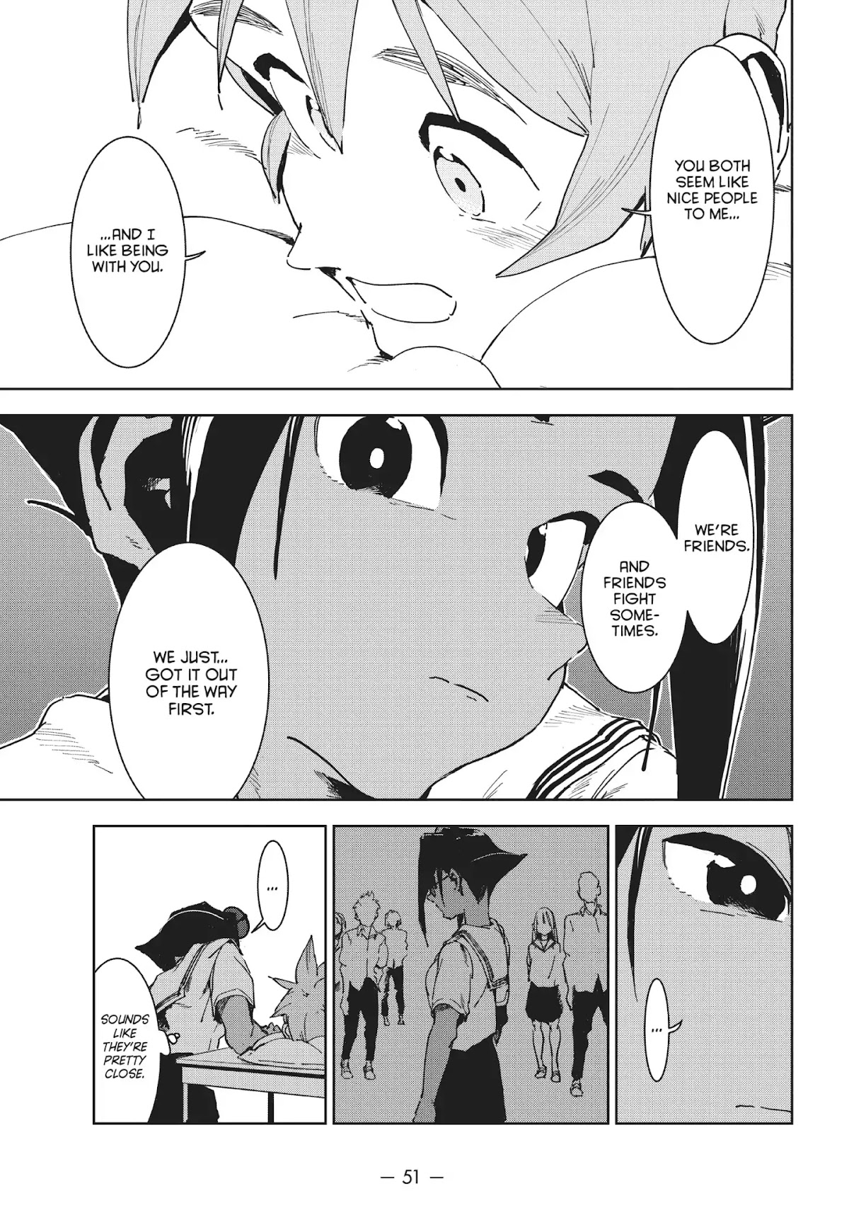 Ajin-chan wa Kataritai Chapter 46 page 17 - Chapter 46 ... Blue Is the Color of the Sky (Part 2)
