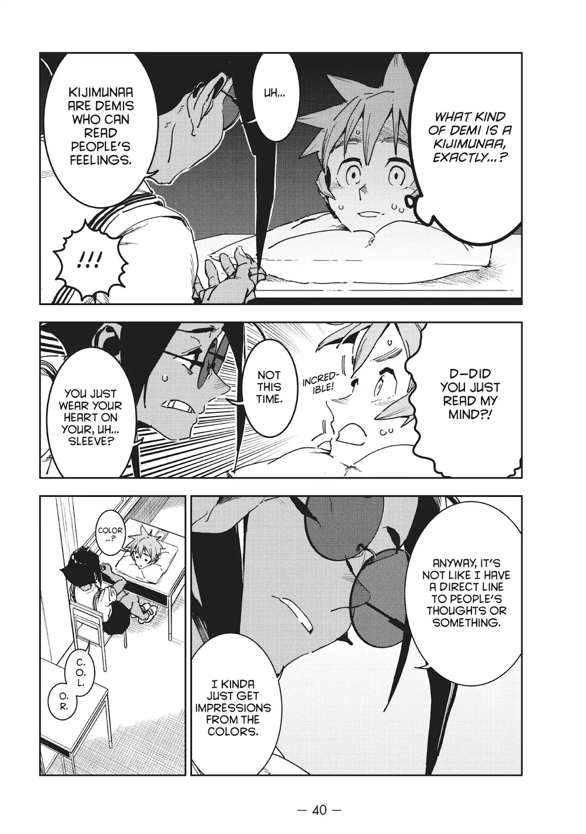 Ajin-chan wa Kataritai Chapter 46 page 6 - Chapter 46 ... Blue Is the Color of the Sky (Part 2)