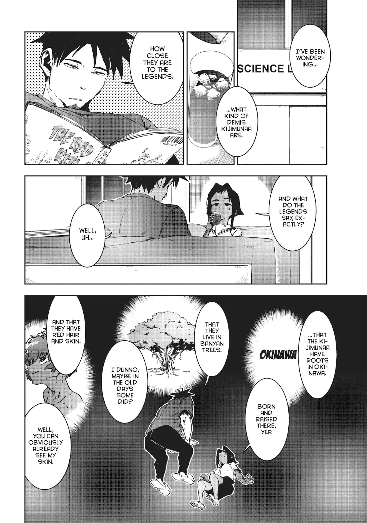 Ajin-chan wa Kataritai Chapter 47 page 2 - Chapter 47 ... What the Kijimunaa Saw (Part 1)
