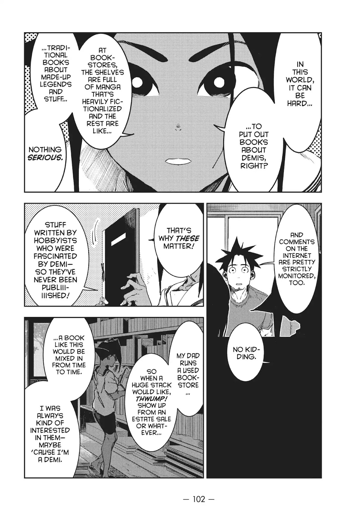 Ajin-chan wa Kataritai Chapter 49 page 2 - Chapter 49 ... Men and Women: So Close, Yet So Far