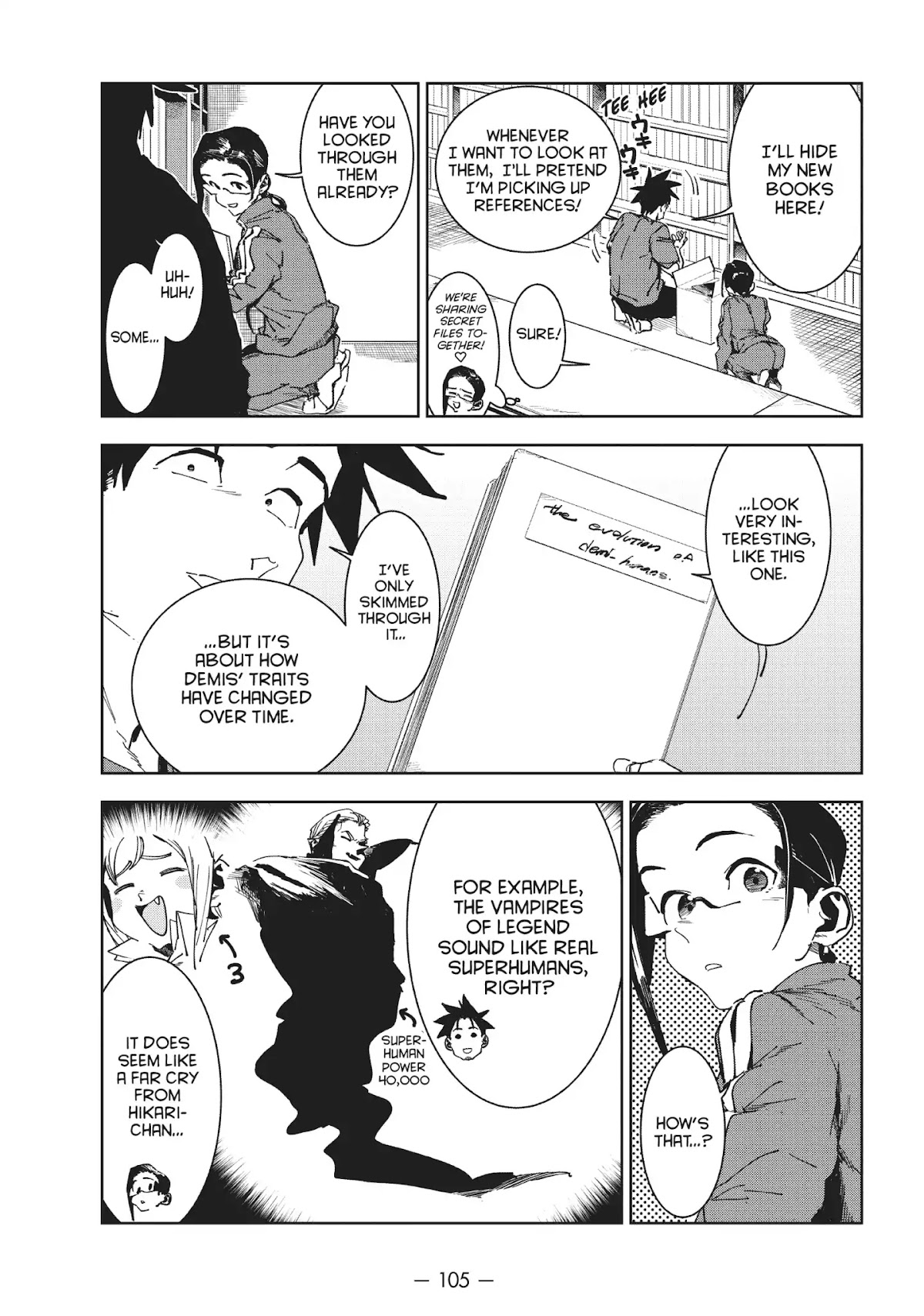 Ajin-chan wa Kataritai Chapter 49 page 5 - Chapter 49 ... Men and Women: So Close, Yet So Far