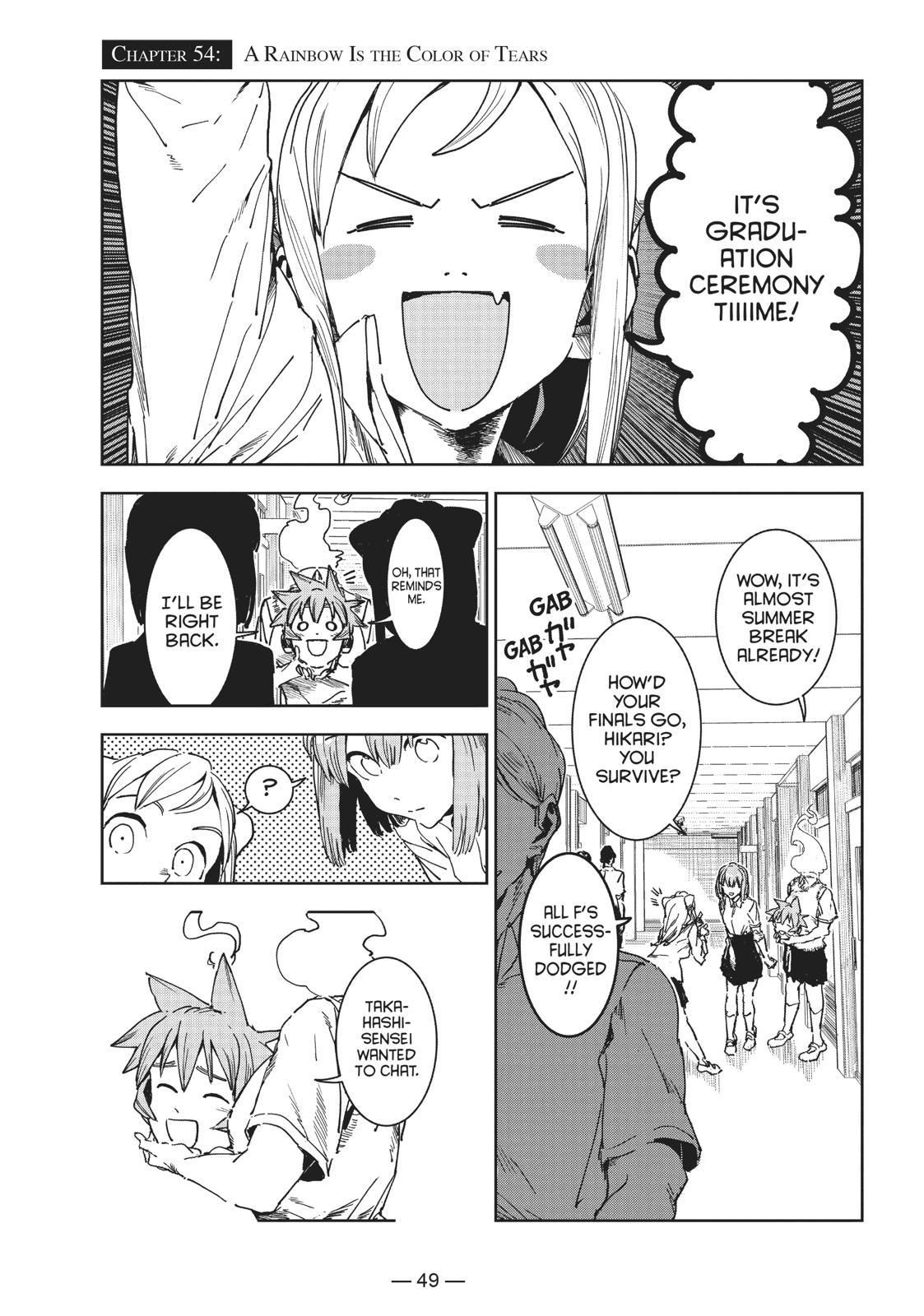Ajin-chan wa Kataritai Chapter 54 page 1 - Chapter 54