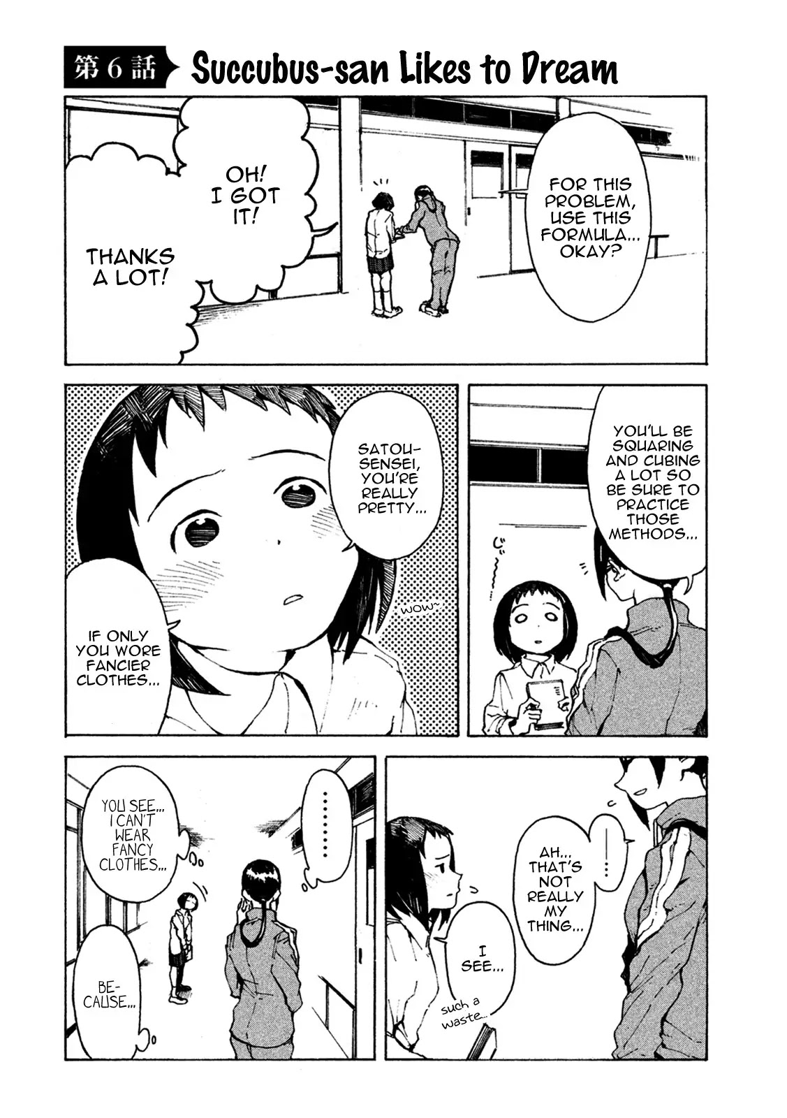 Ajin-chan wa Kataritai Chapter 6 page 2 - Chapter 6: Succubus-san likes to Dream