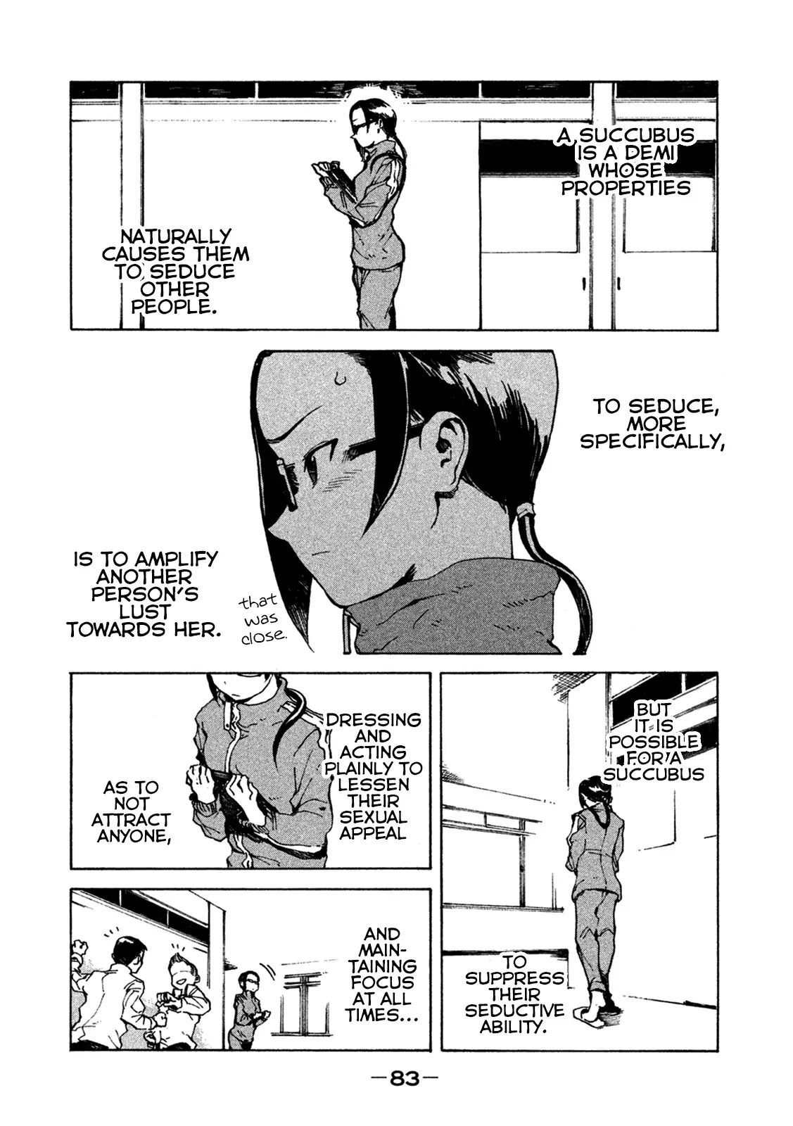 Ajin-chan wa Kataritai Chapter 6 page 4 - Chapter 6: Succubus-san likes to Dream