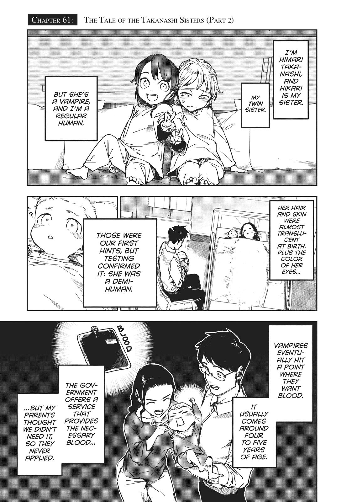 Ajin-chan wa Kataritai Chapter 61 page 1 - Chapter 61