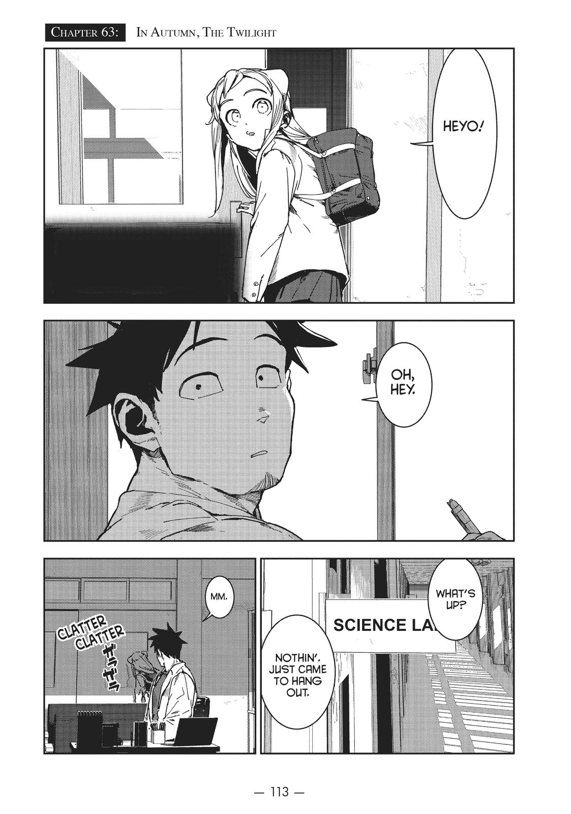 Ajin-chan wa Kataritai Chapter 63 page 1 - Chapter 63