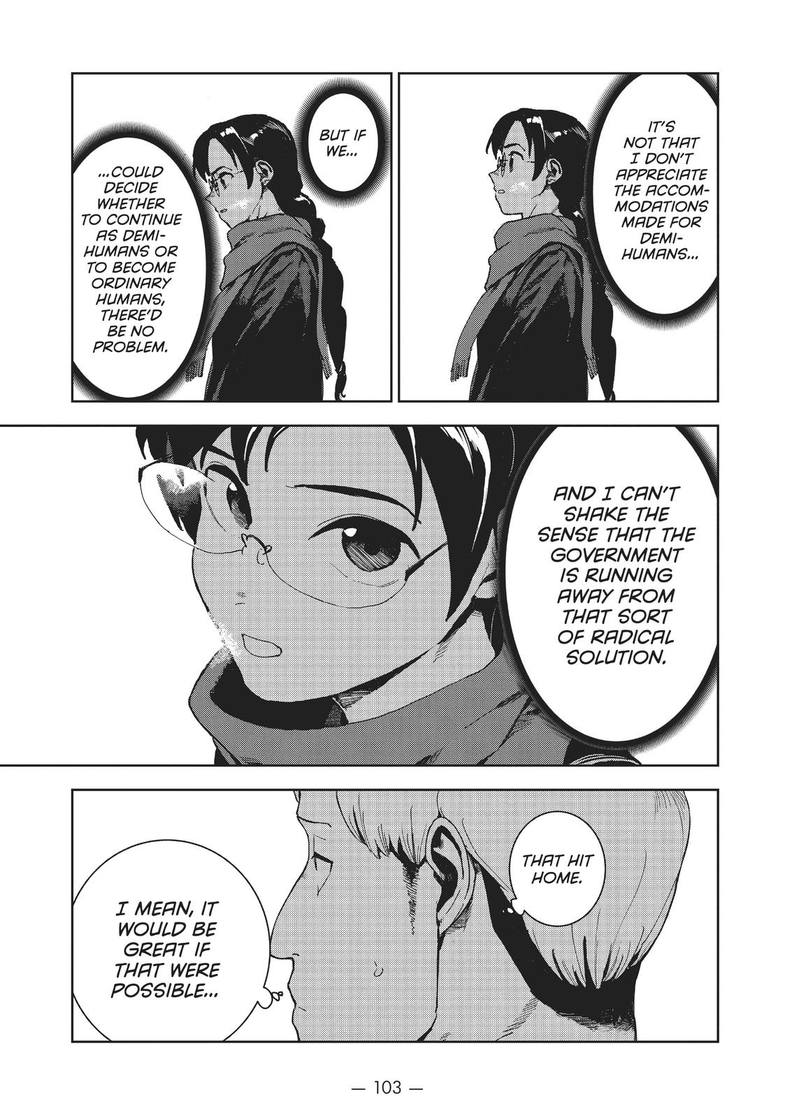 Ajin-chan wa Kataritai Chapter 67 page 11 - Chapter 67
