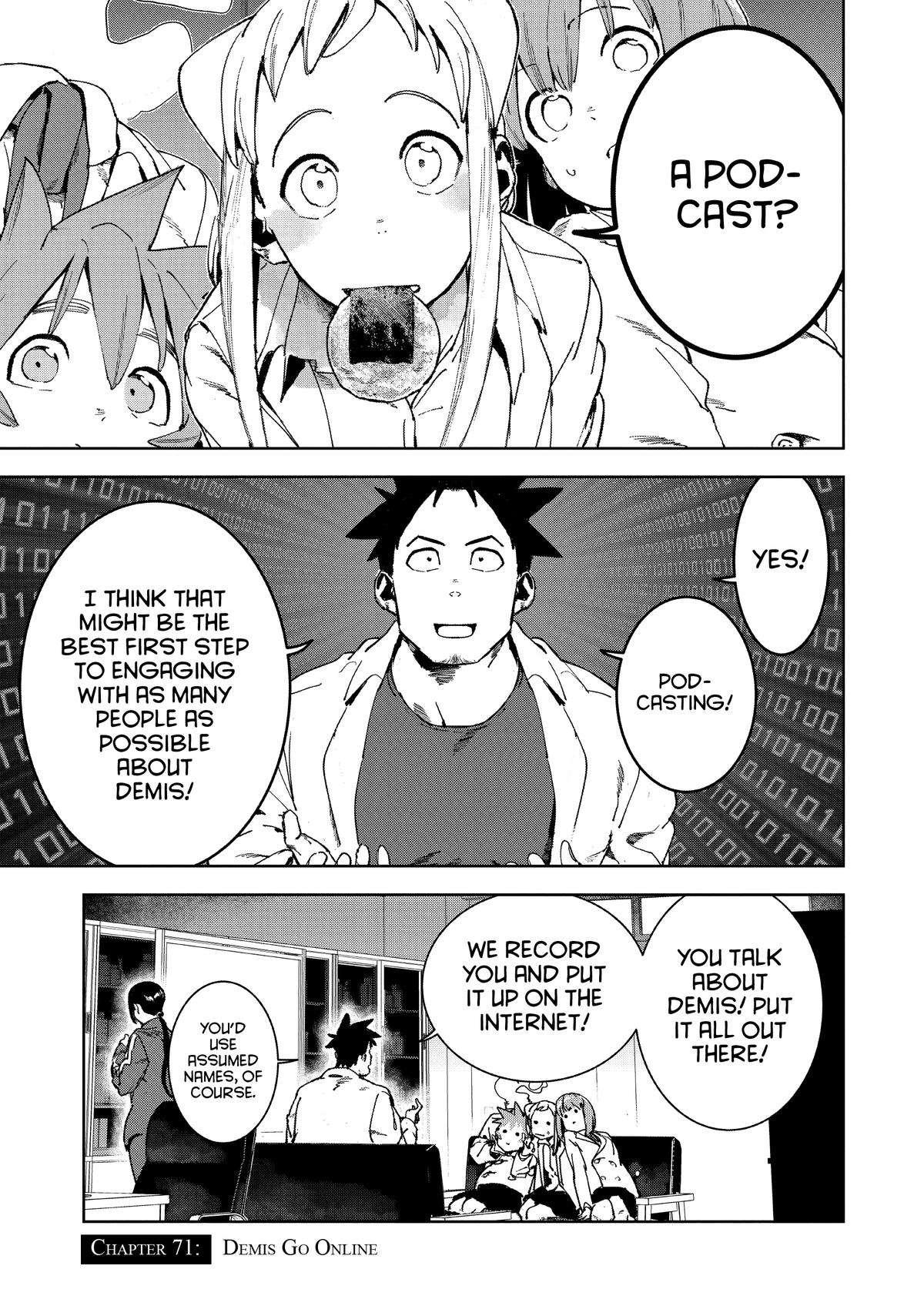 Ajin-chan wa Kataritai Chapter 71 page 1 - Chapter 71
