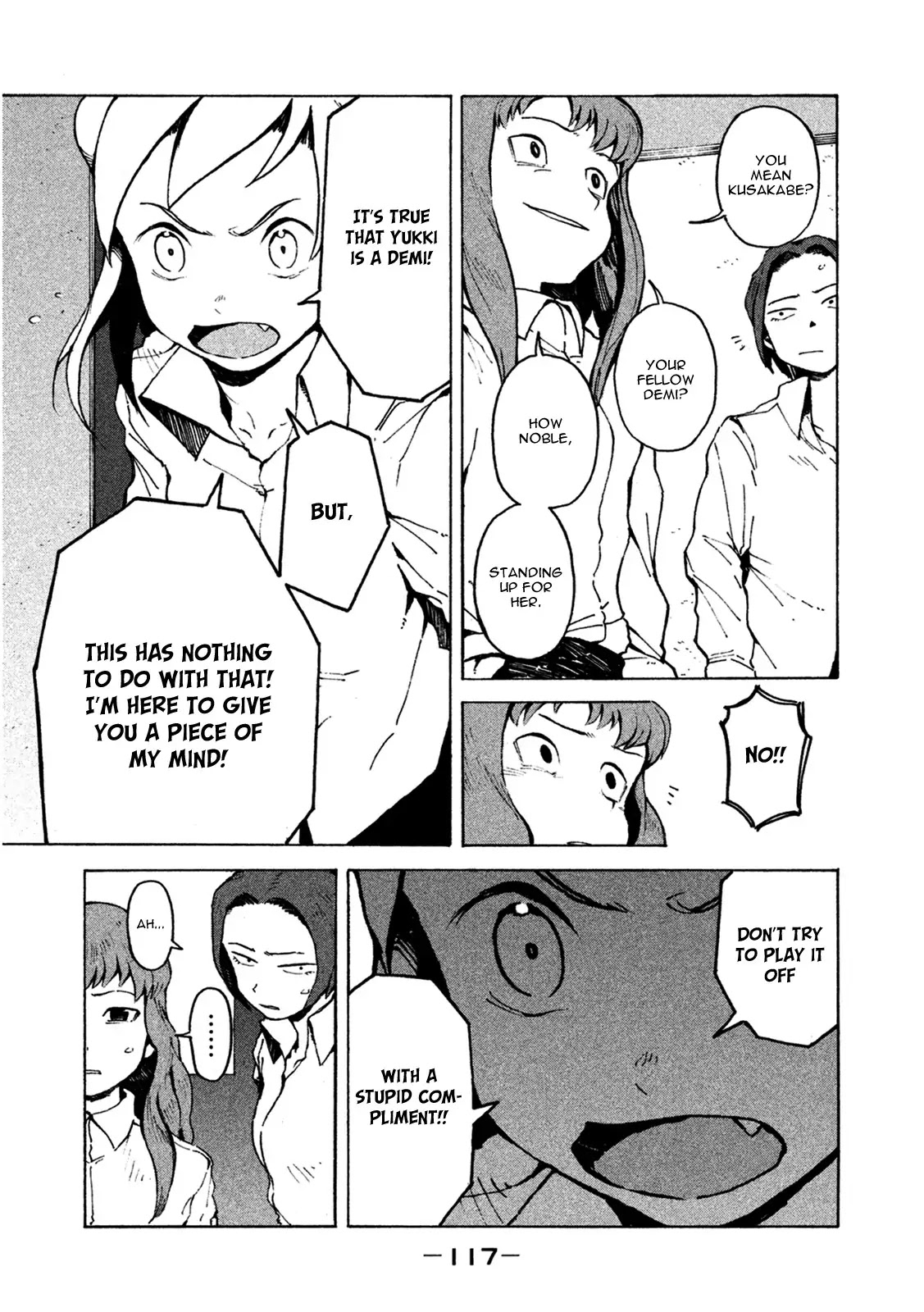 Ajin-chan wa Kataritai Chapter 8 page 5 - Chapter 8: Takanashi Hikari Wants to Talk