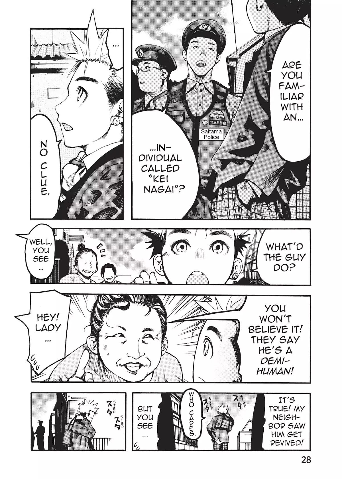 Ajin Chapter 1 page 28 - Chapter 1: Vol.1 File 1: Detection and Subsequent Actions