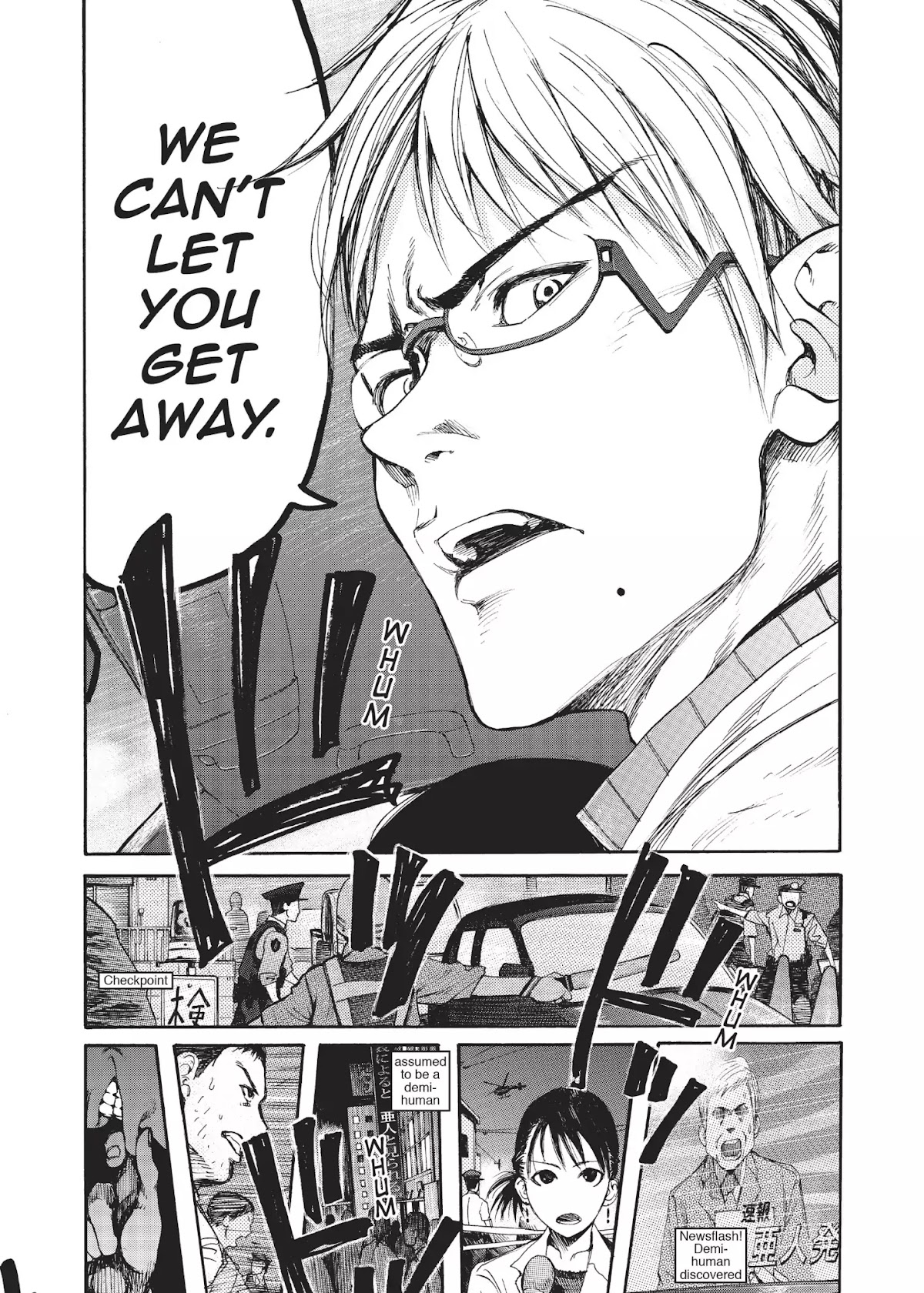 Ajin Chapter 1 page 52 - Chapter 1: Vol.1 File 1: Detection and Subsequent Actions