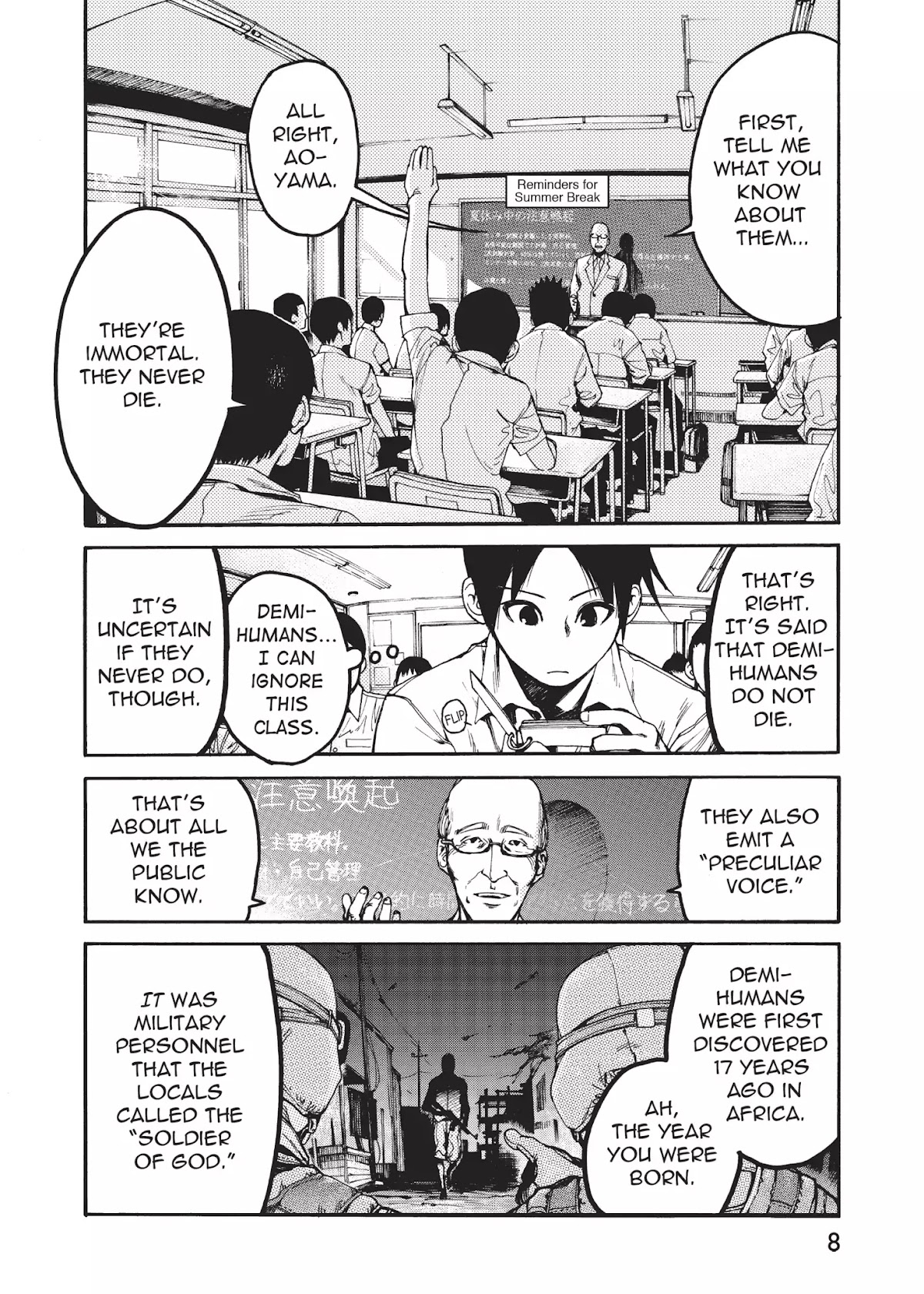 Ajin Chapter 1 page 9 - Chapter 1: Vol.1 File 1: Detection and Subsequent Actions