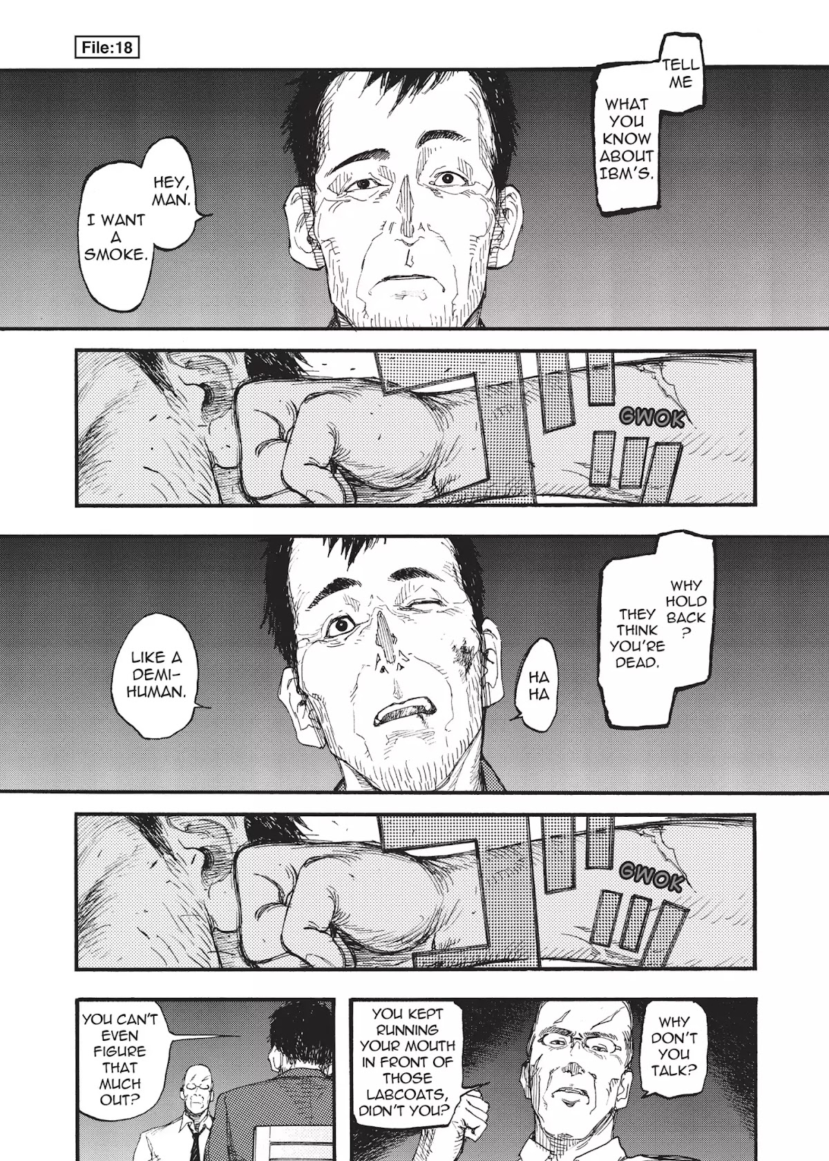 Ajin Chapter 18 page 1 - Chapter 18: Vol.4 File 18: Fringe