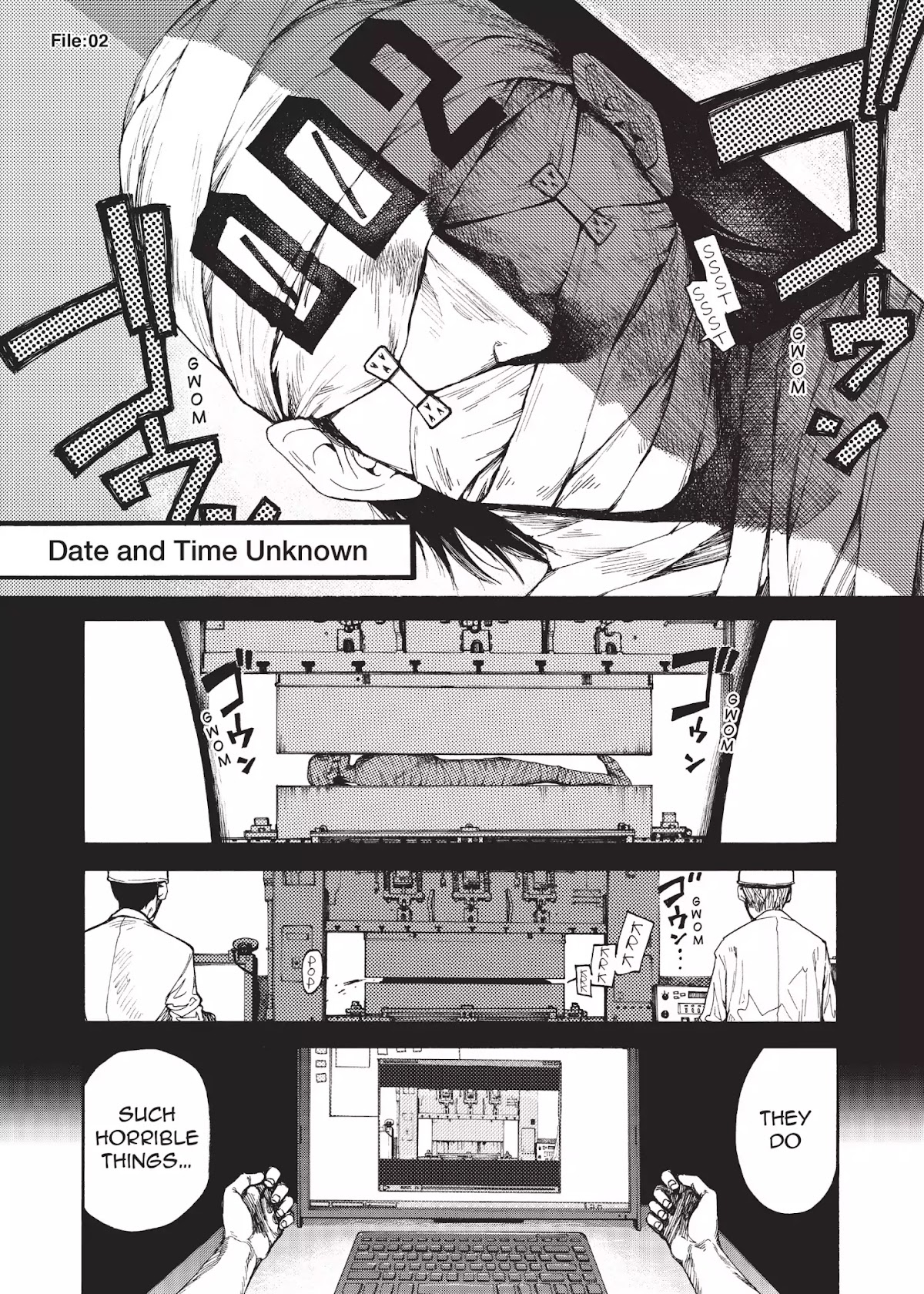 Ajin Chapter 2 page 1 - Chapter 2: Vol.1 File 2: First Day, Midnight Phenomenon