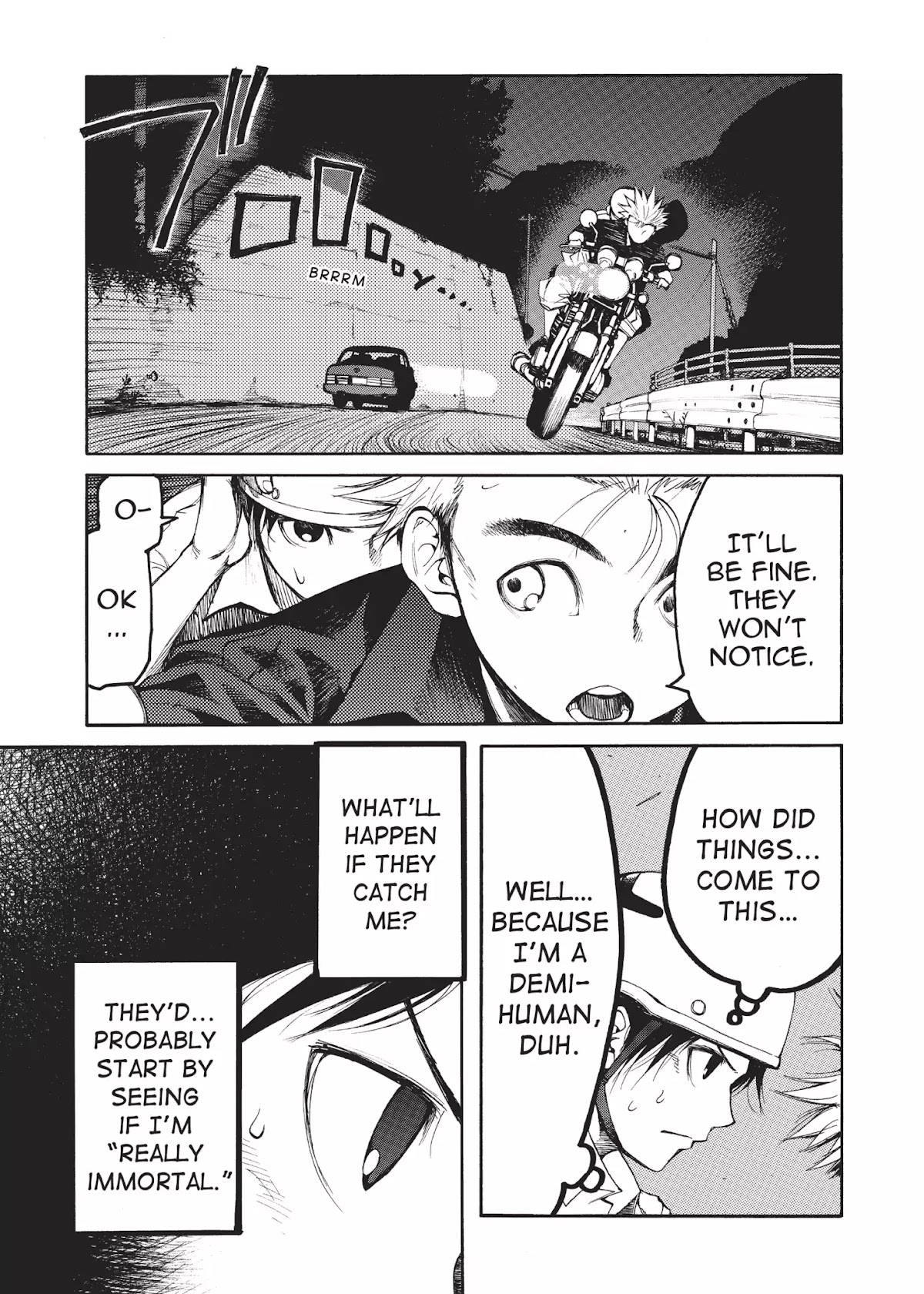 Ajin Chapter 2 page 4 - Chapter 2: Vol.1 File 2: First Day, Midnight Phenomenon