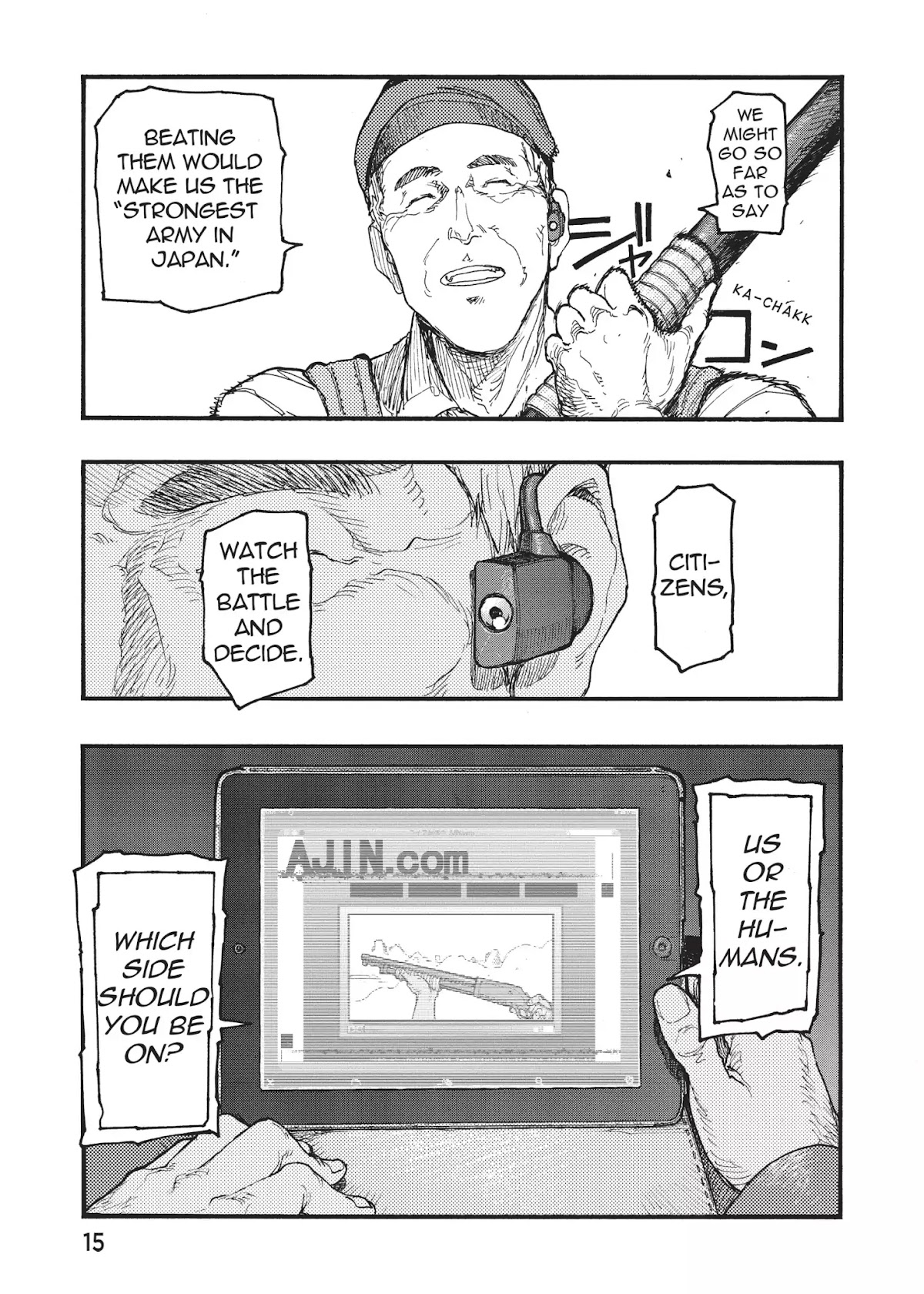 Ajin Chapter 20 page 16 - Chapter 20: Vol.5 File 20: Sucker Punch