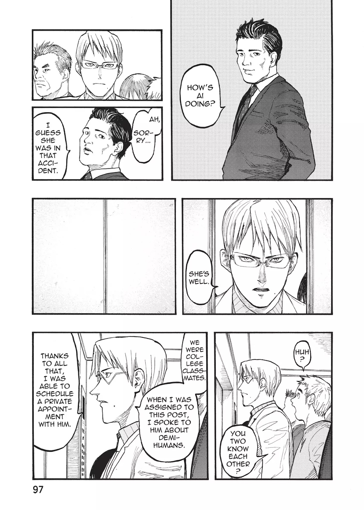 Ajin Chapter 31 page 8 - Chapter 31: Vol.7 File 31: Don't say "lazy"