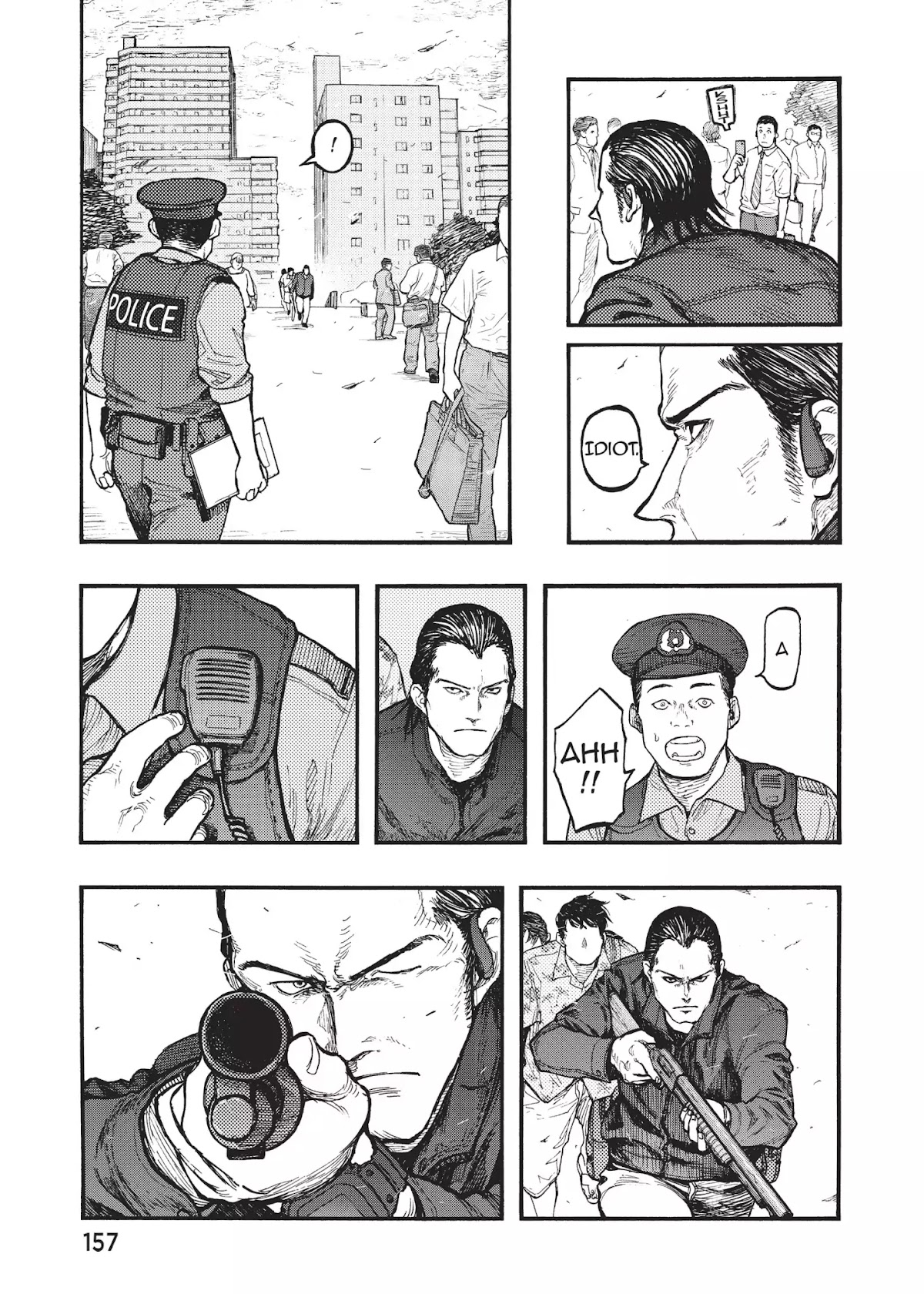 Ajin Chapter 32 page 21 - Chapter 32: Vol.7 File 32: The Attack Begins