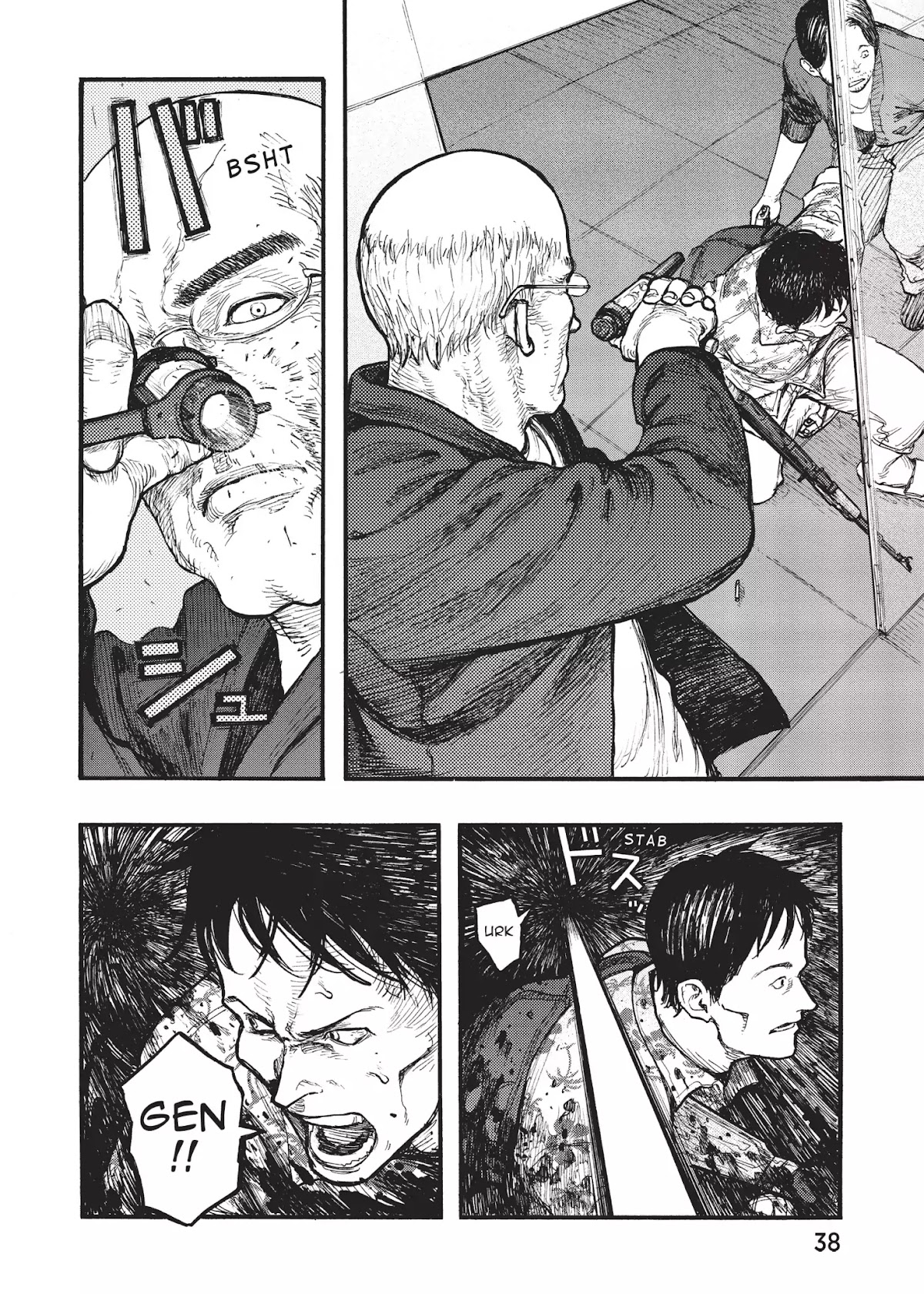 Ajin Chapter 34 page 38 - Chapter 34: Vol.8 File 34: Splinter Cell