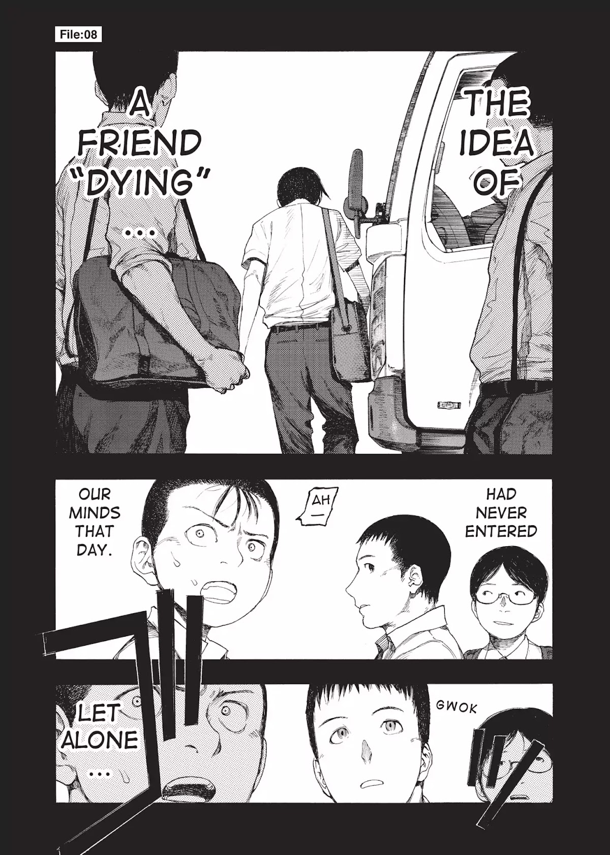 Ajin Chapter 8 page 1 - Chapter 8: Vol.2 File 8: Blindness