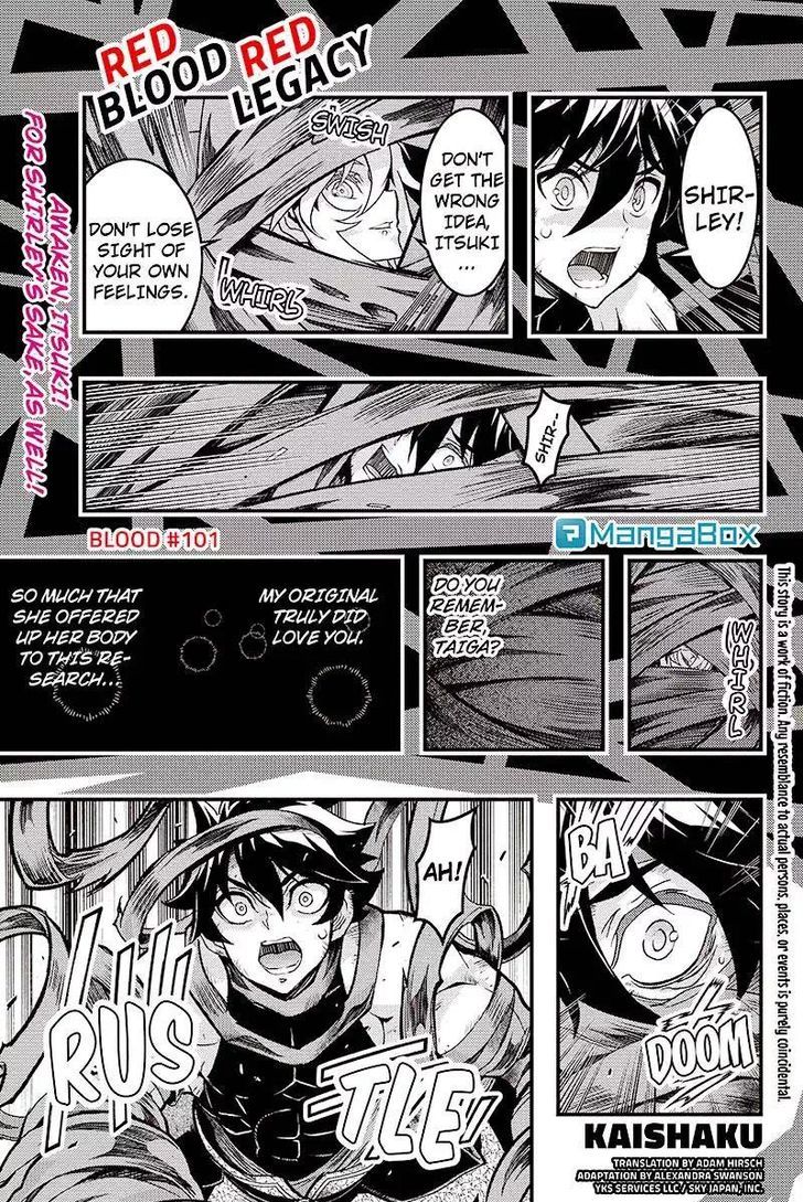 Aka Akatoretachi no Monogatari Chapter 101 page 1 - Chapter 101 : Blood #101