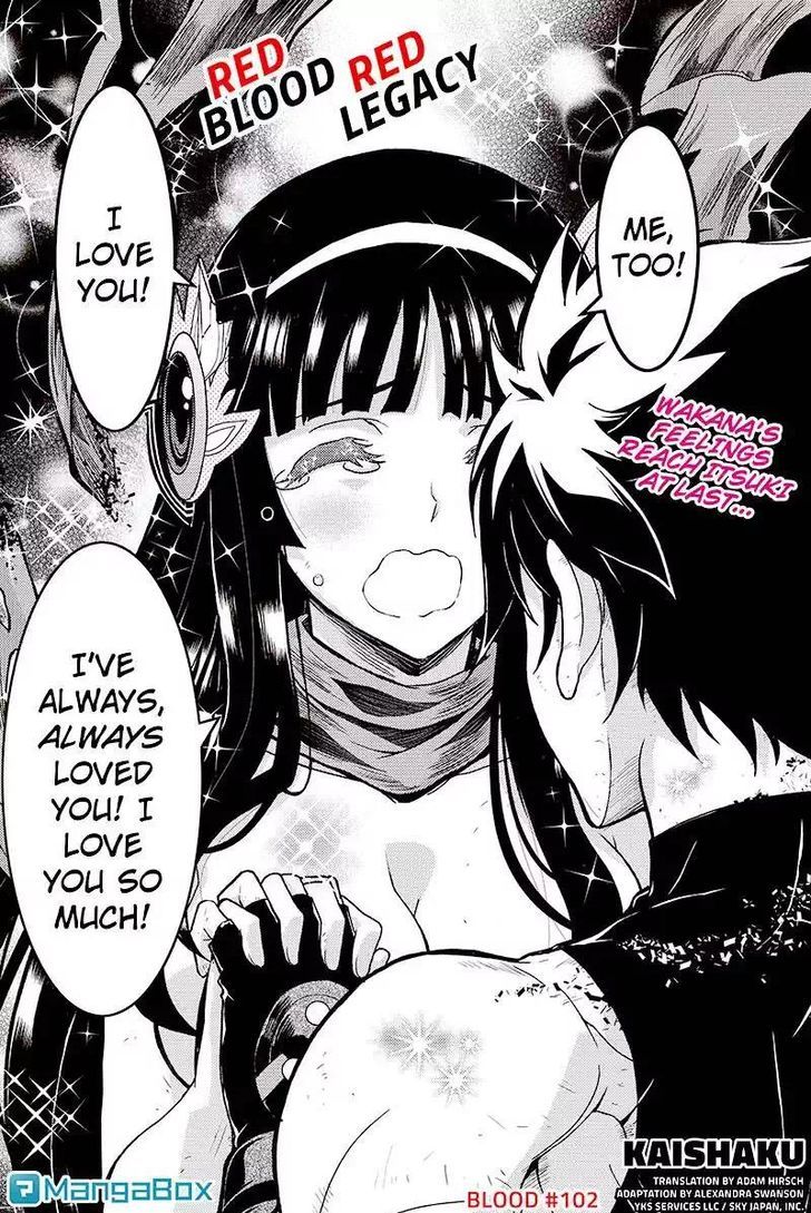 Aka Akatoretachi no Monogatari Chapter 102 page 1 - Chapter 102 : Blood #102