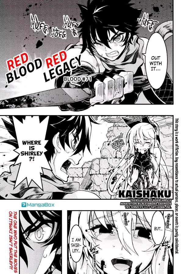 Aka Akatoretachi no Monogatari Chapter 71 page 1 - Chapter 71