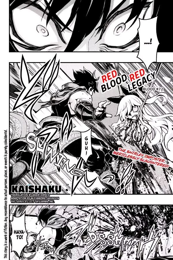 Aka Akatoretachi no Monogatari Chapter 72 page 1 - Chapter 72