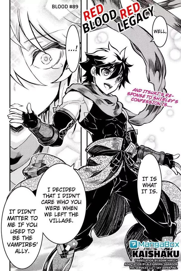 Aka Akatoretachi no Monogatari Chapter 89 page 1 - Chapter 89