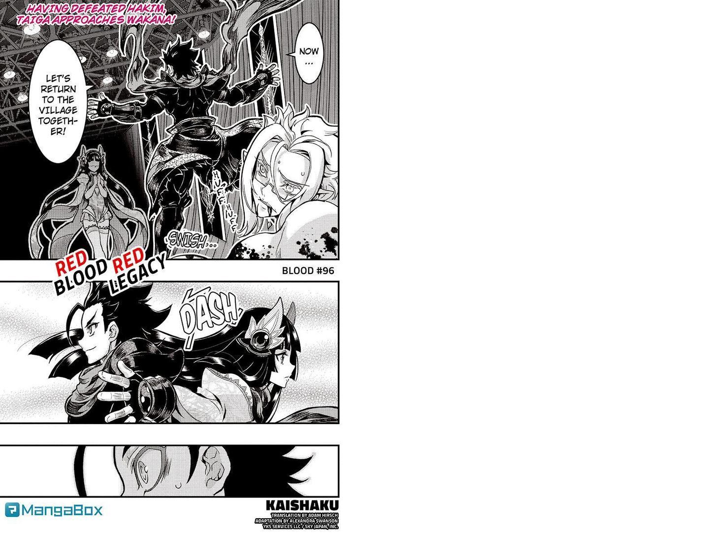Aka Akatoretachi no Monogatari Chapter 96 page 1 - Chapter 96 : Blood #96